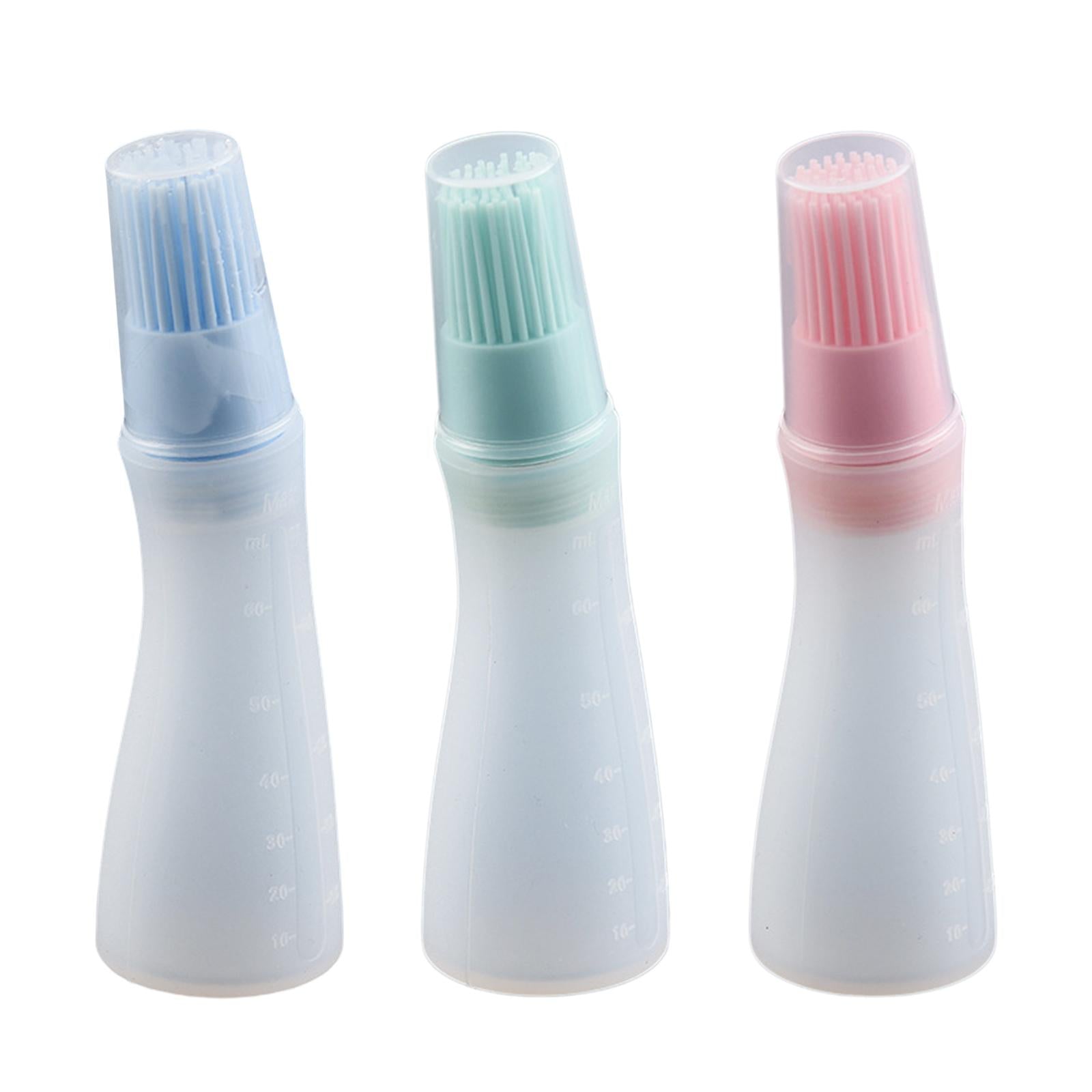 Oil Bottle Brush High Temperature Baking Cake Brush for Baking BBQ Blue