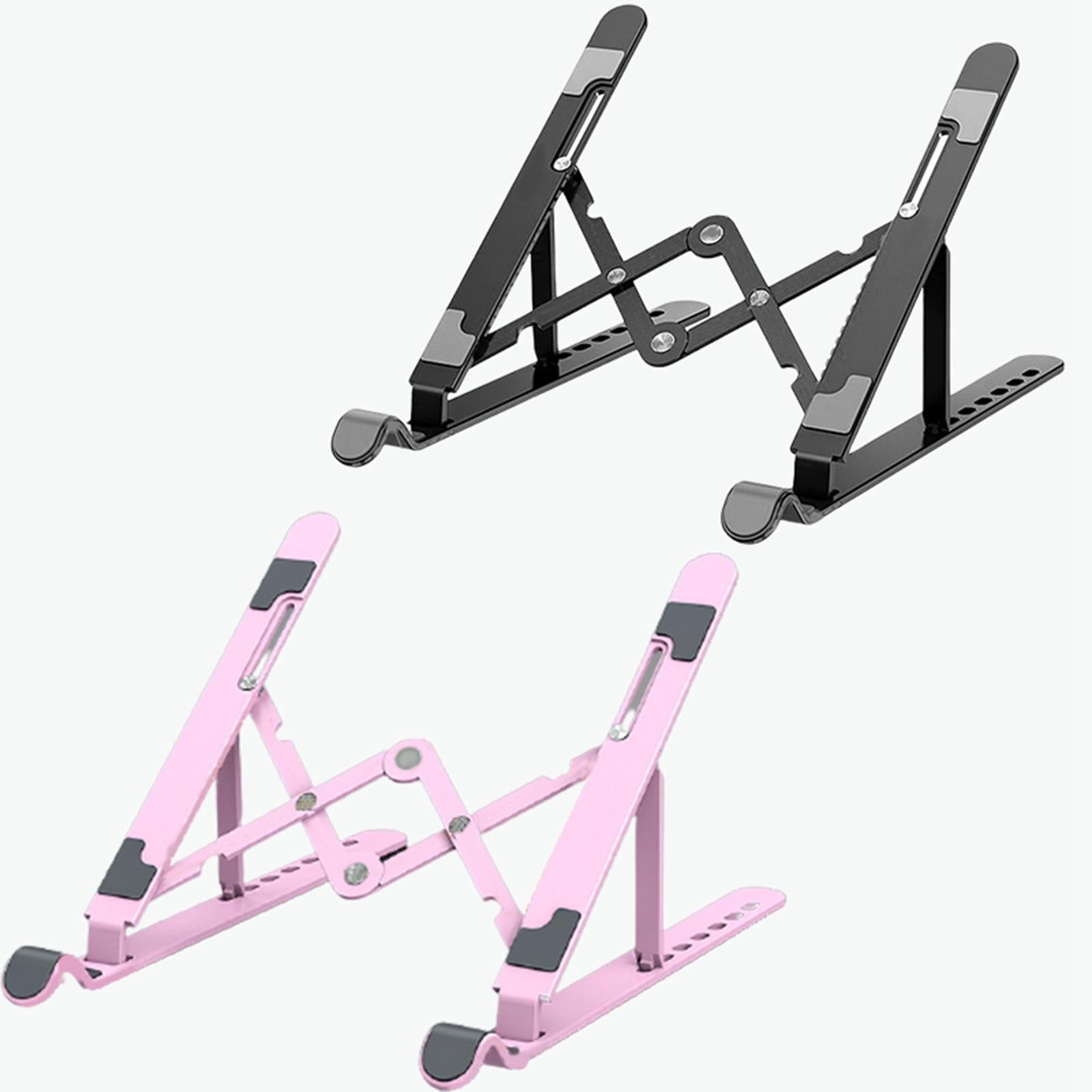 Laptop Stand Height Adjustable Computer Stand for Notebook Desk Office Black