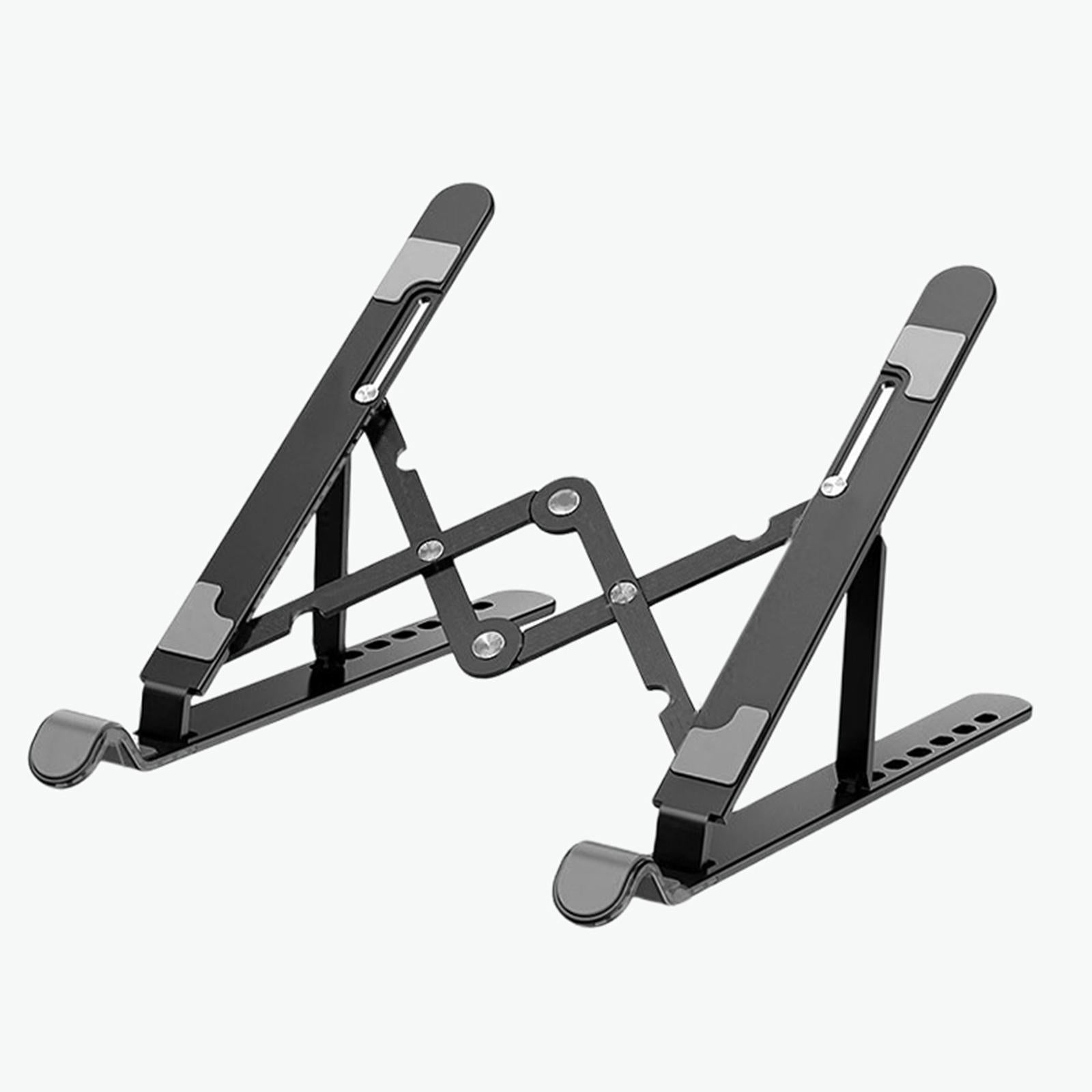Laptop Stand Height Adjustable Computer Stand for Notebook Desk Office Black
