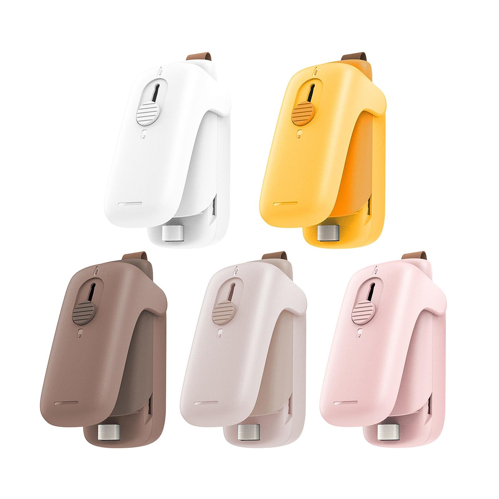 Mini Impulses Portable Plastic Food Sealing Machine Tool Packing Heat Sealer White