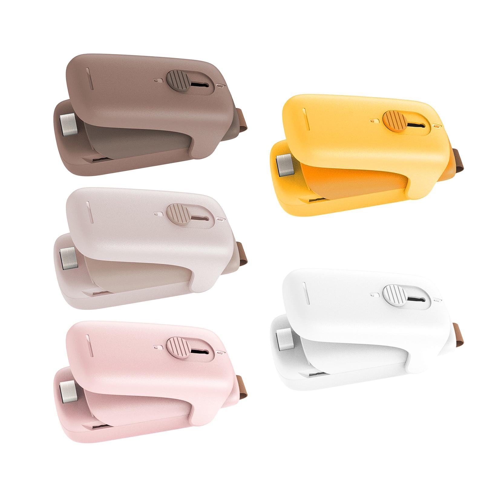 Mini Impulses Portable Plastic Food Sealing Machine Tool Packing Heat Sealer White