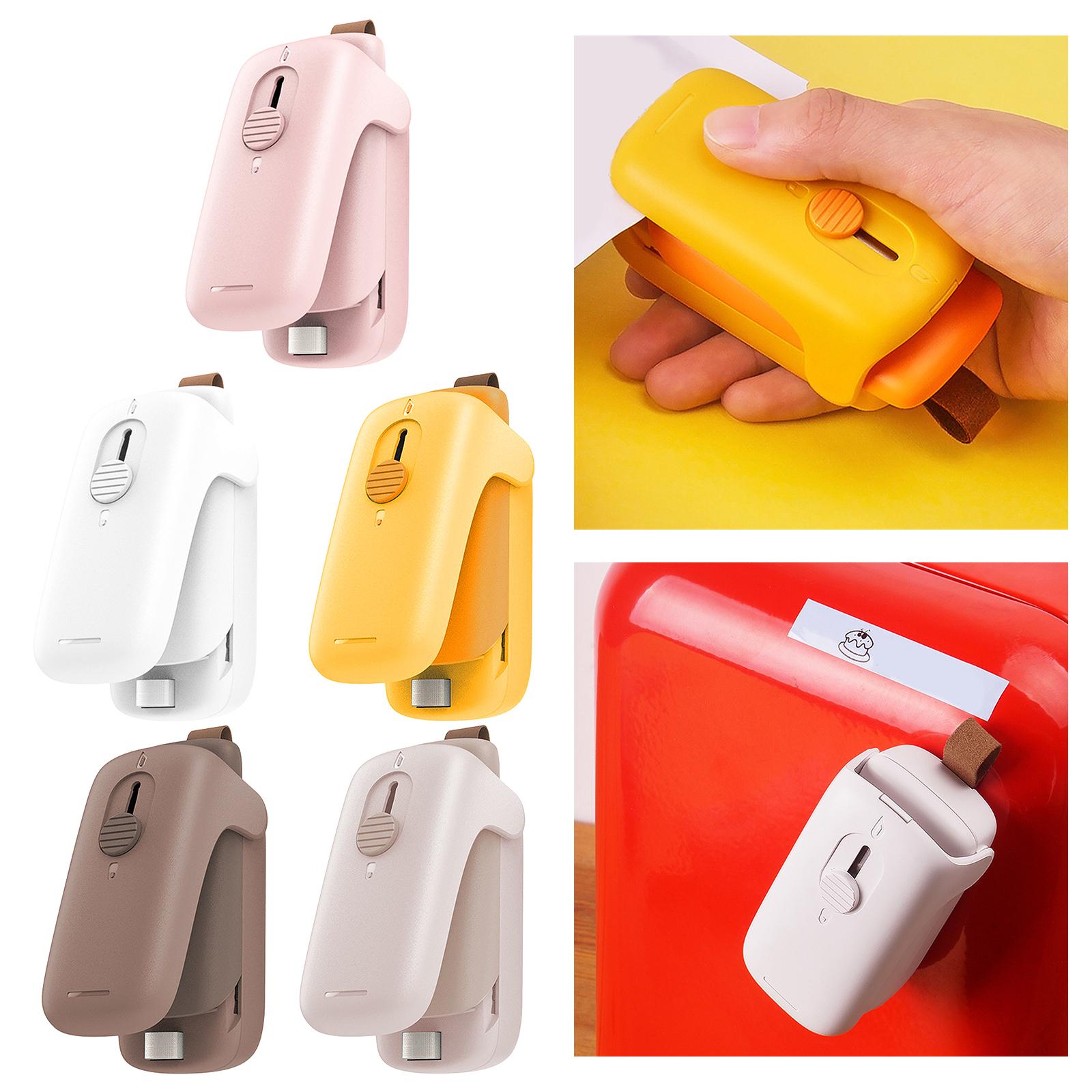Mini Impulses Portable Plastic Food Sealing Machine Tool Packing Heat Sealer White