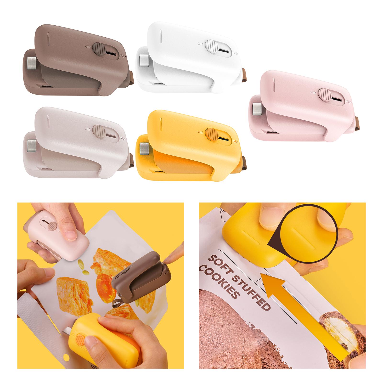 Mini Impulses Portable Plastic Food Sealing Machine Tool Packing Heat Sealer White
