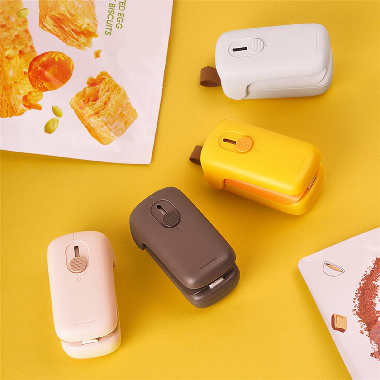 Mini Impulses Portable Plastic Food Sealing Machine Tool Packing Heat Sealer White
