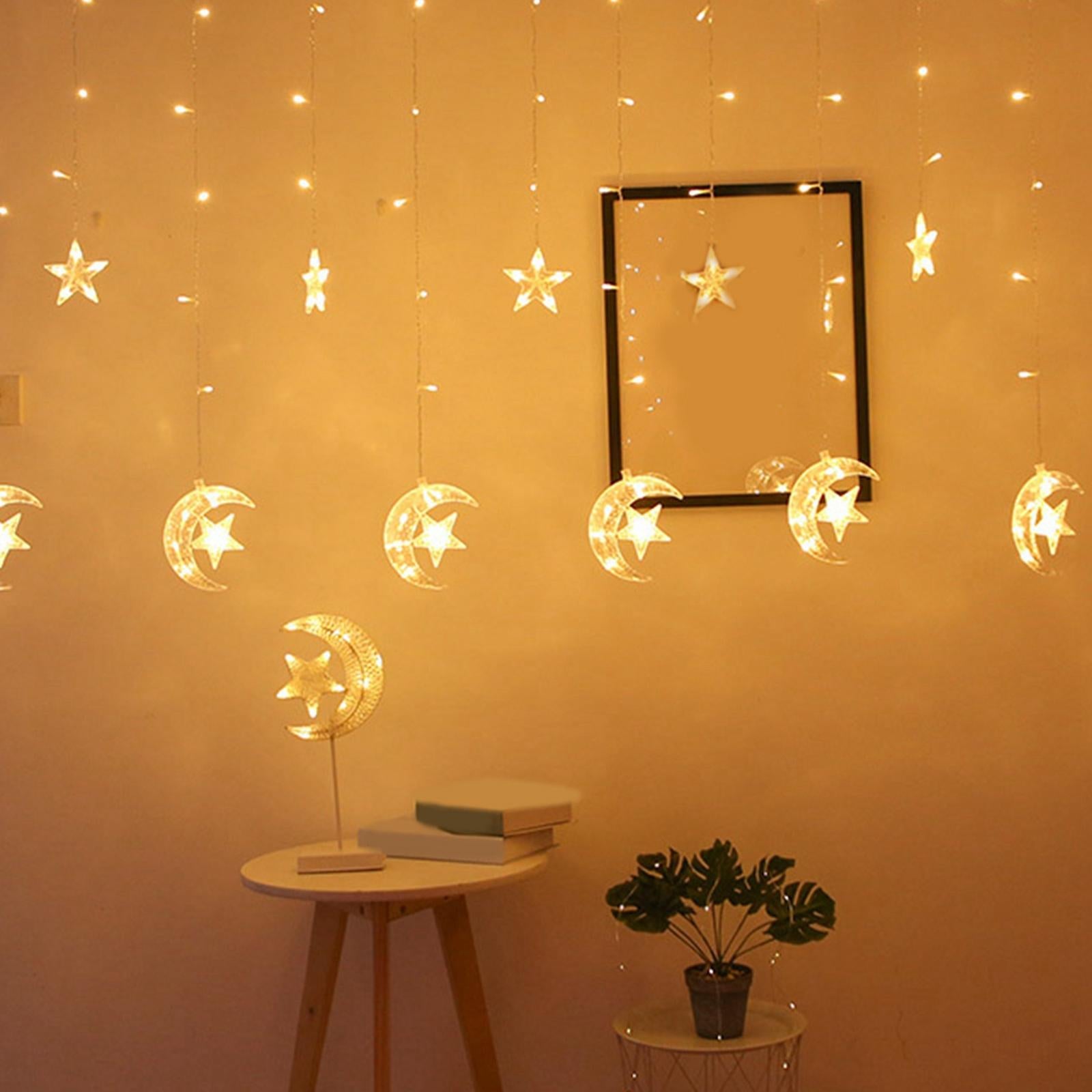 LED Fairy String Lights Curtain Decoration 2.5M LED String Party Warm White