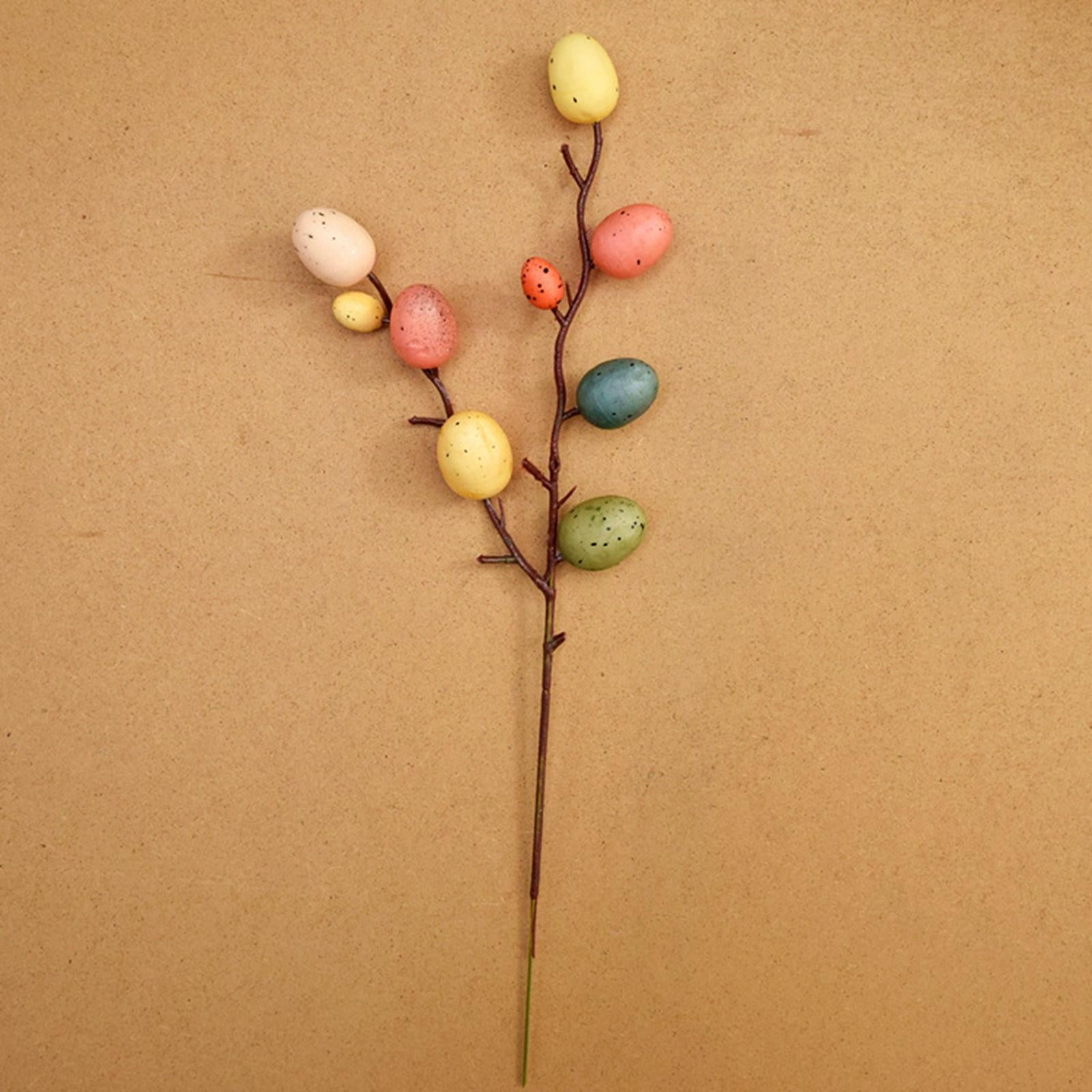 Easter Egg Tree Branch Home Decoration Painting Eggs Spring Party DIY Decor A