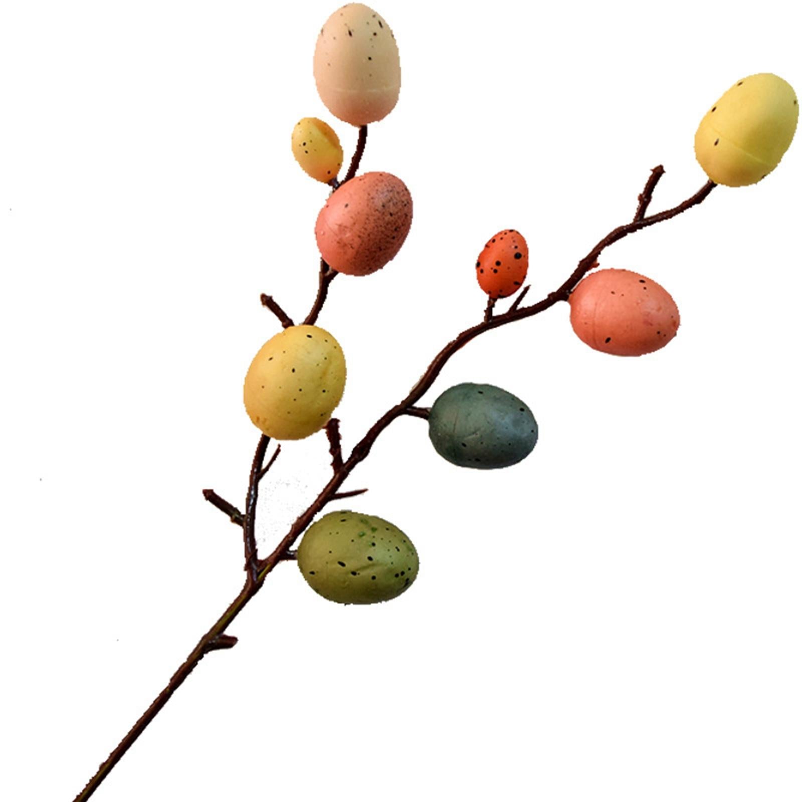 Easter Egg Tree Branch Home Decoration Painting Eggs Spring Party DIY Decor B