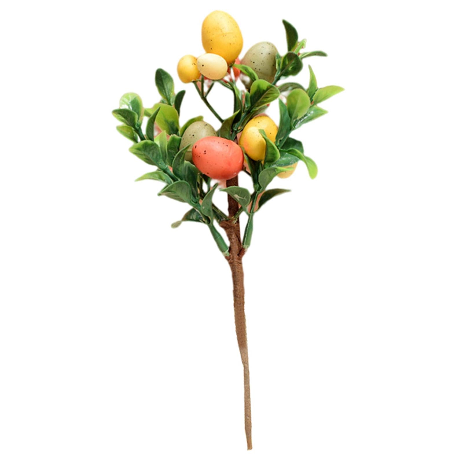 Easter Egg Tree Branch Home Decoration Painting Eggs Spring Party DIY Decor C