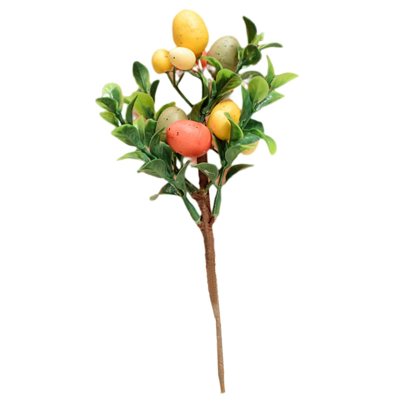 Easter Egg Tree Branch Home Decoration Painting Eggs Spring Party DIY Decor C