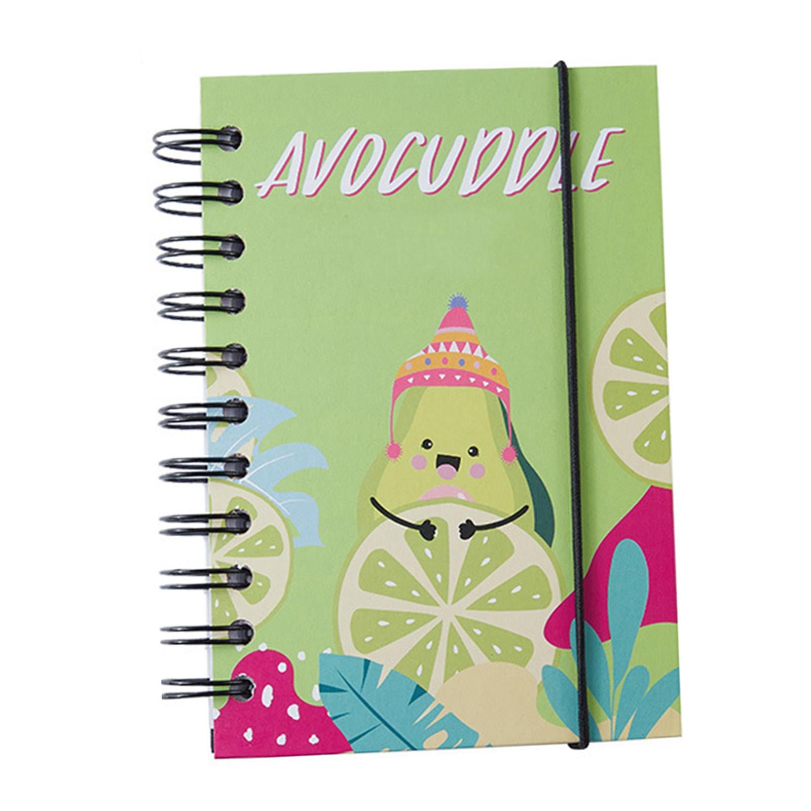 Spiral Bound Notebook 105x157mm Spiral Bound Colorful for College Office AVOCUDDLE
