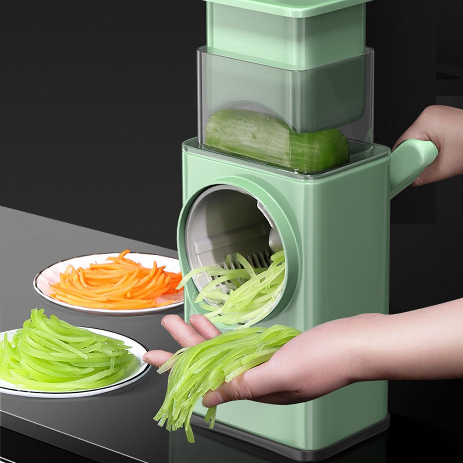 4 in 1 Rotary Cheese Grater Vegetable Slicer for Carrots Kitchen Accessories