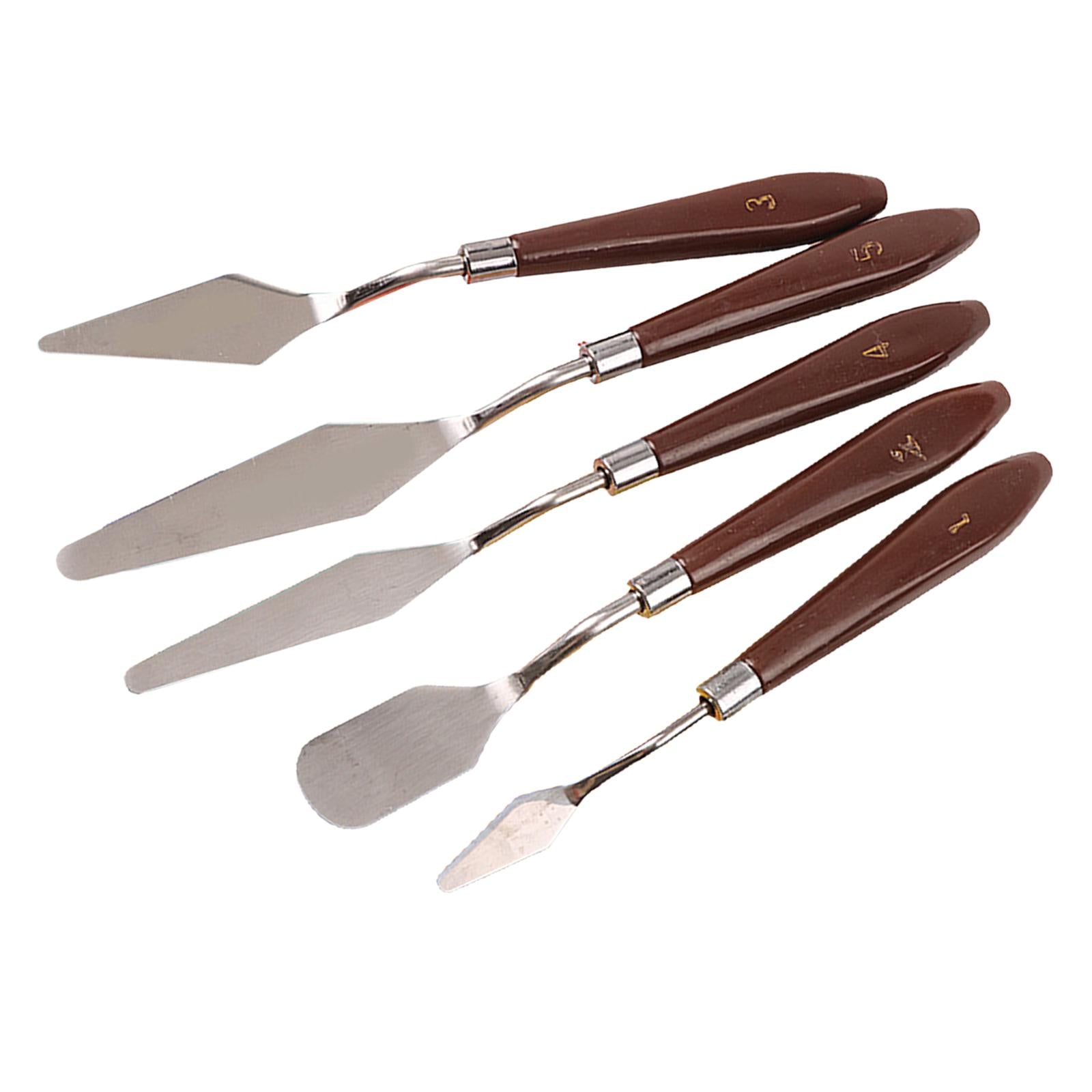 Stainless Steel Spatula Oil Painting Accessories for Canvas Acrylic Painting