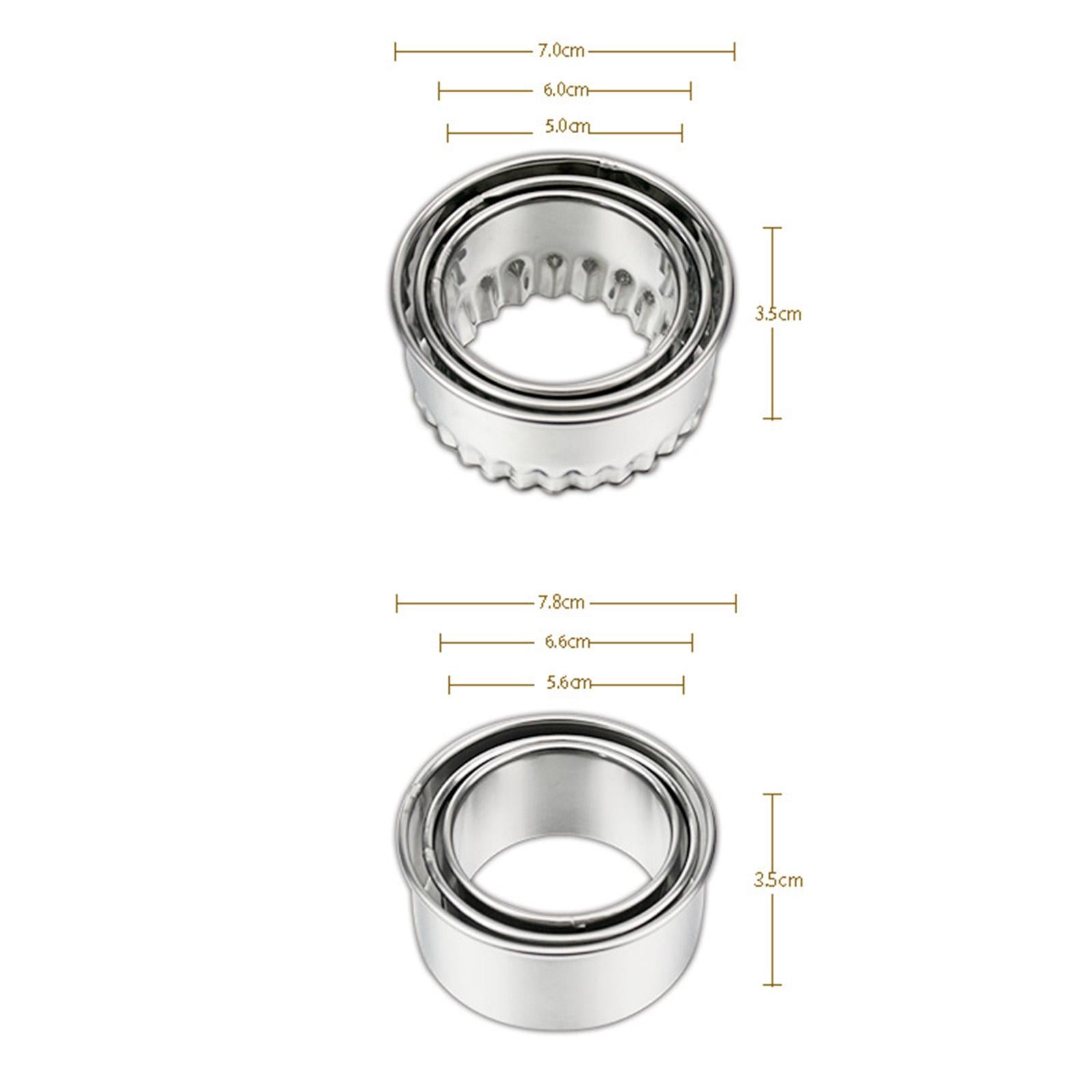 Dumpling Mold Set Accessories Dough Press Cutter for Cookie Biscuit Home Flat Mouth