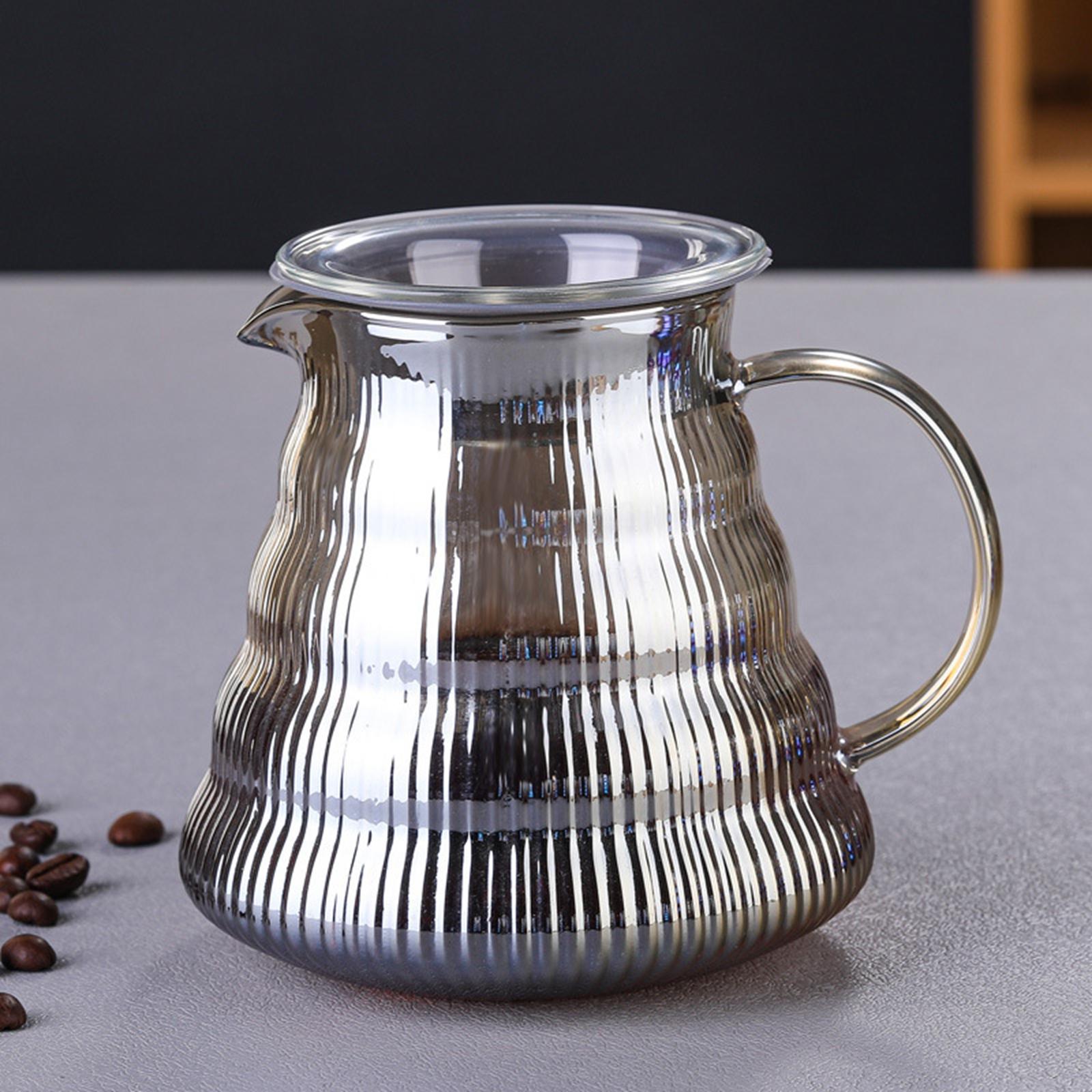 Reusable Coffee Carafe Coffee Utensils Coffee Drip Filter Pot Gray A
