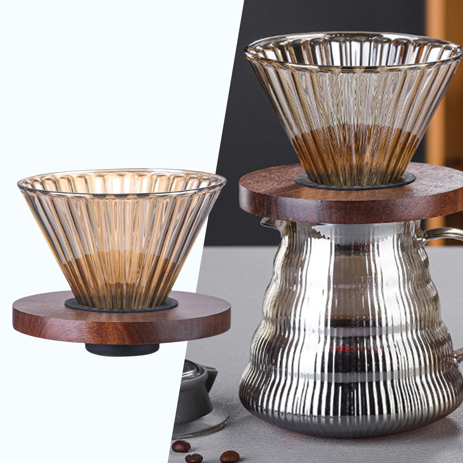 Reusable Coffee Carafe Coffee Utensils Coffee Drip Filter Pot Gray B
