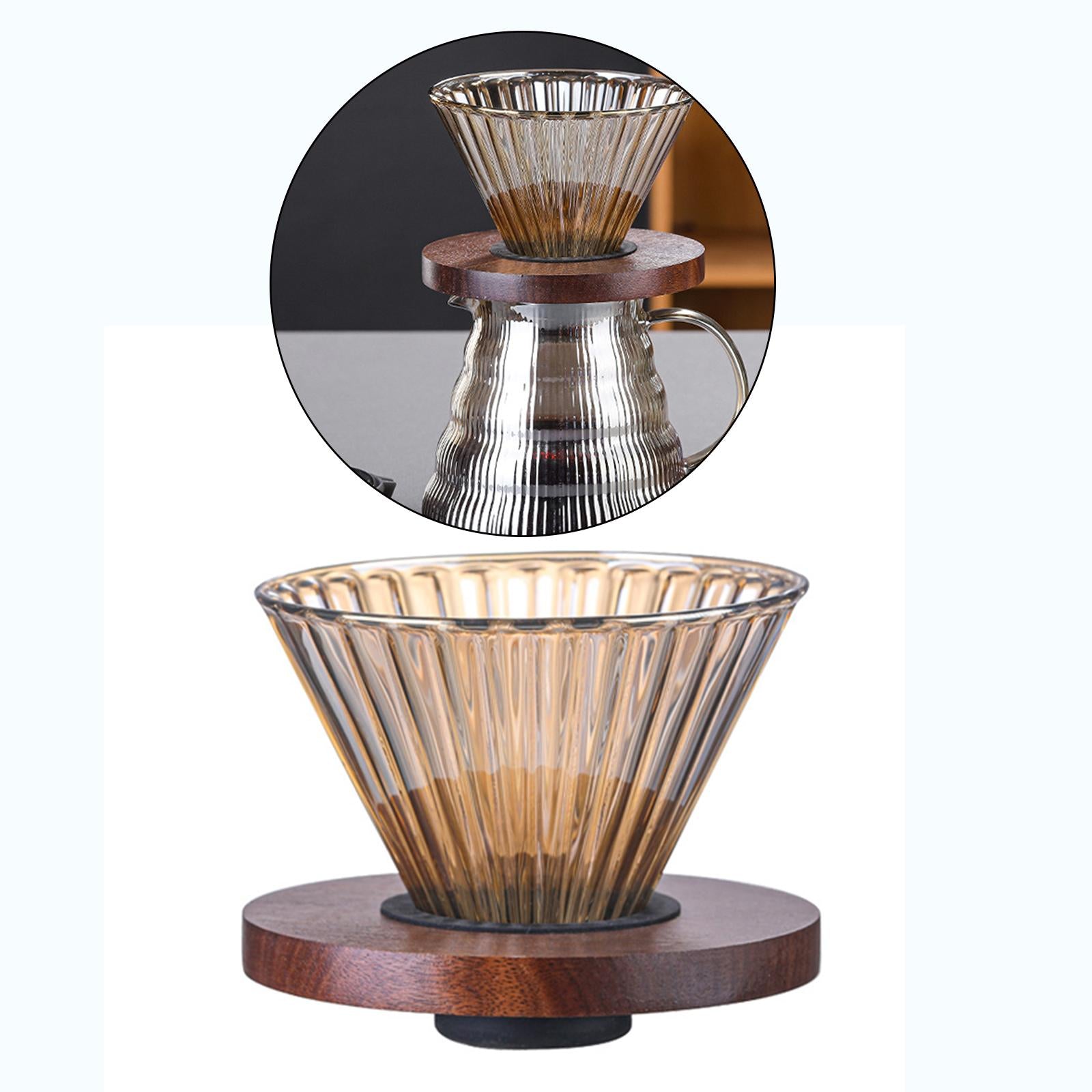 Reusable Coffee Carafe Coffee Utensils Coffee Drip Filter Pot Gray B