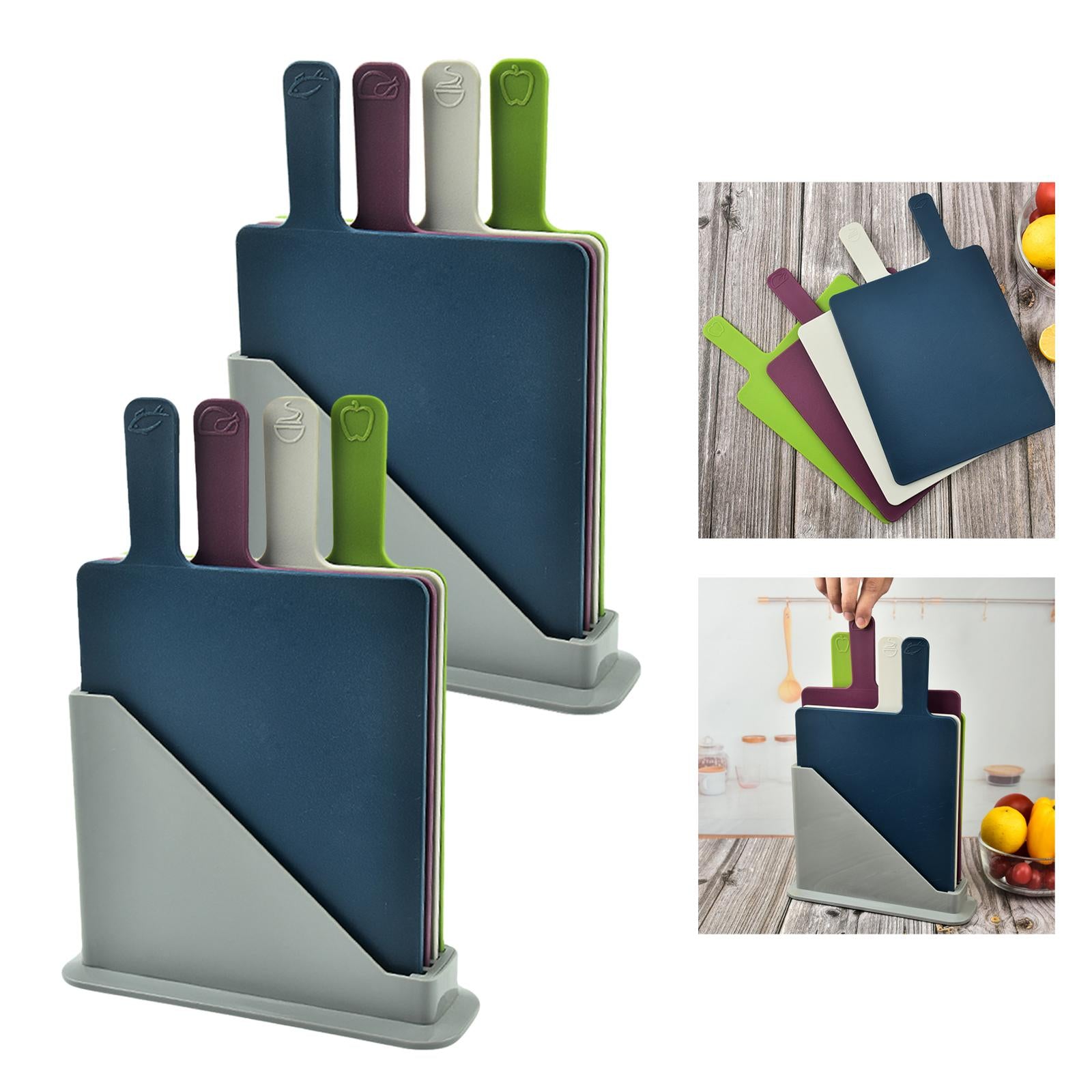 Small Chopping Board BPA Free Slot Storage for Camping Outdoor Kitchen regular packaging