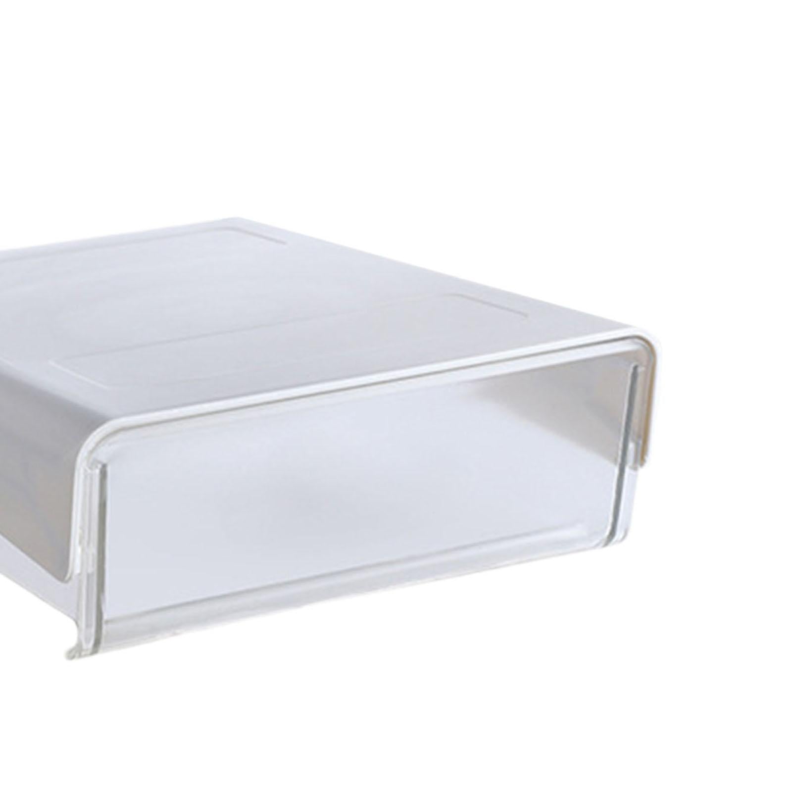 Under Table Drawer with Smooth Sliding Track for Makeup Small white