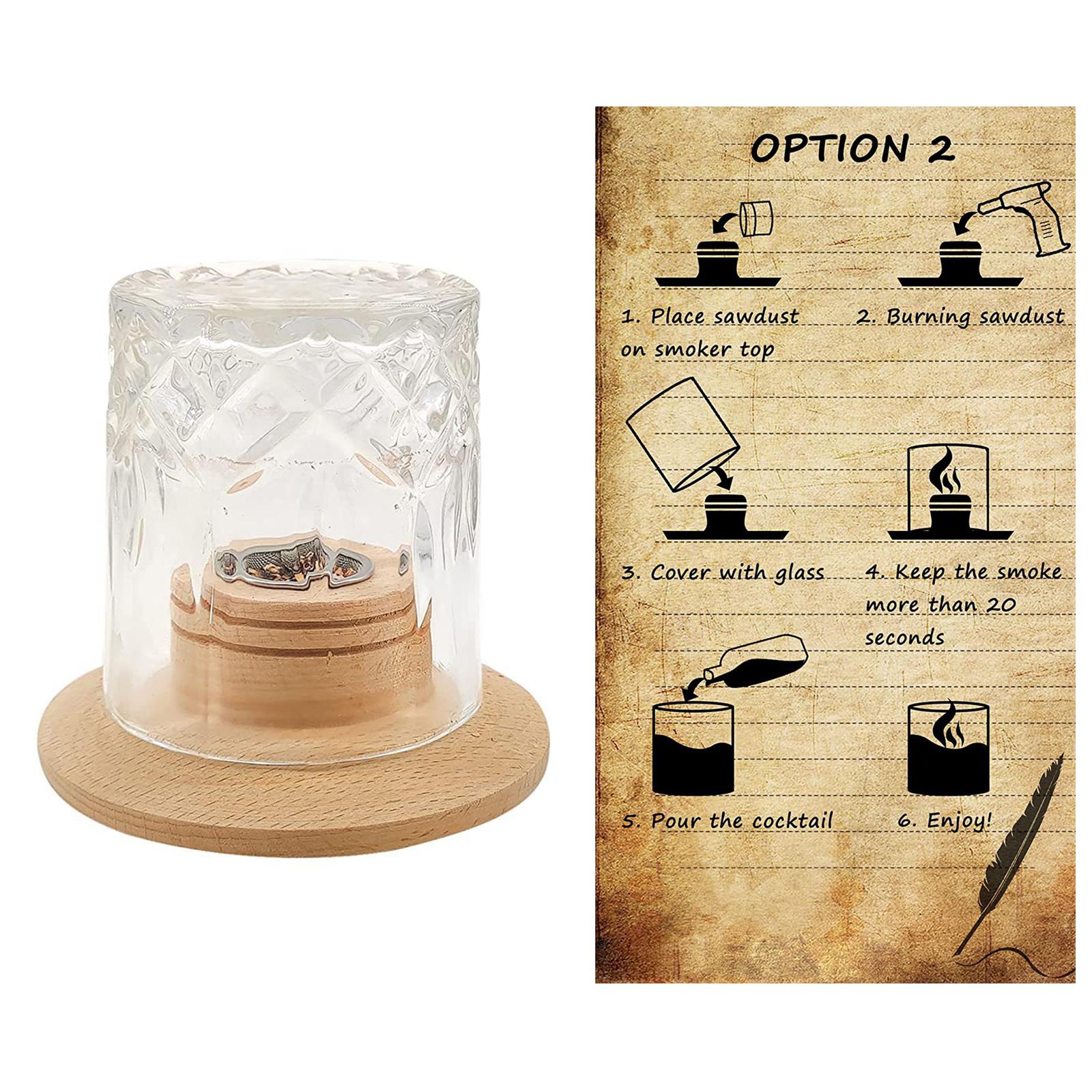 Bartender Cocktail Smoker Kit for Molecular Cuisine Infuse Cocktails Spirits