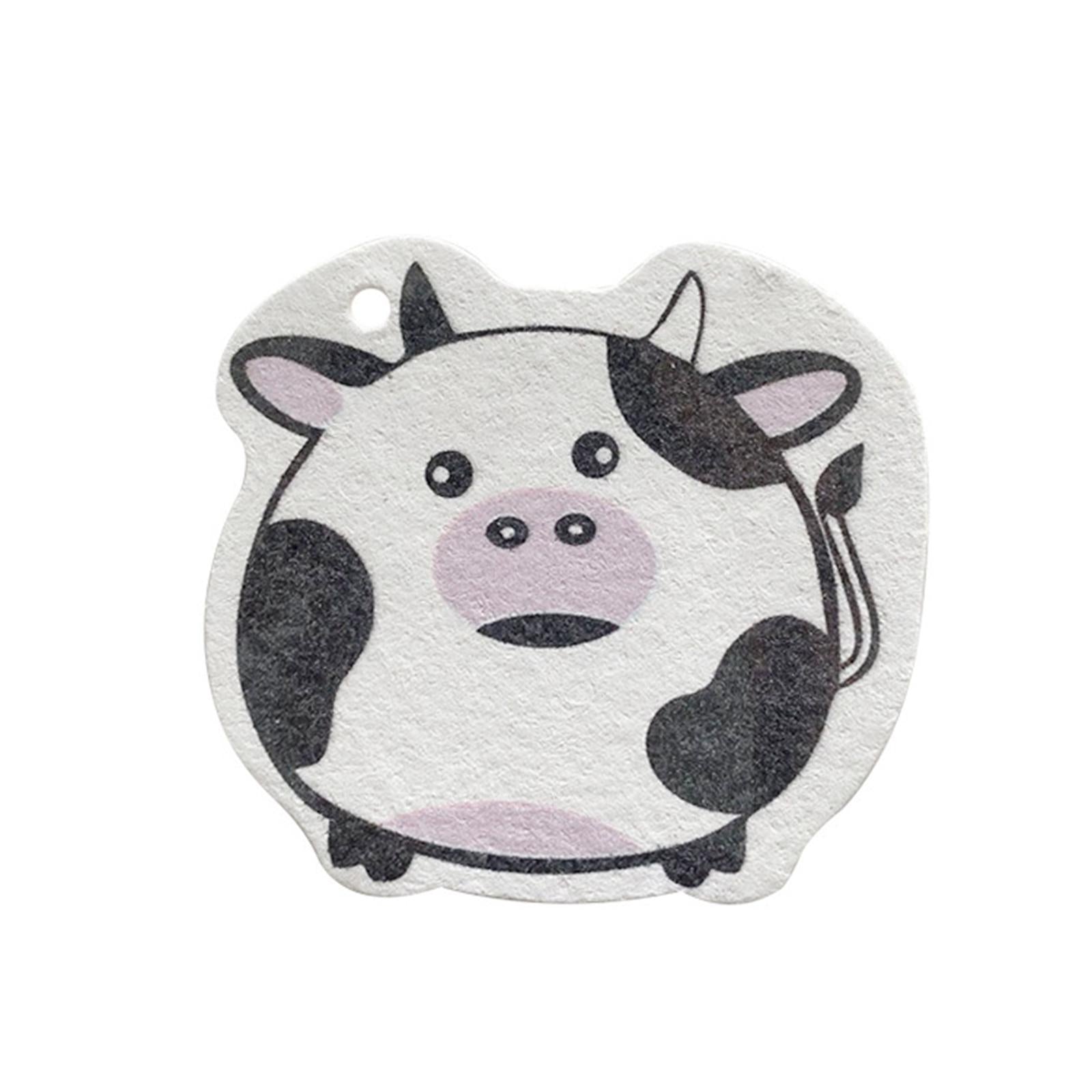 Non-Scratch Scrub Sponge Multi-Use for Cleaning Kitchen Clean Tough Messes Cows