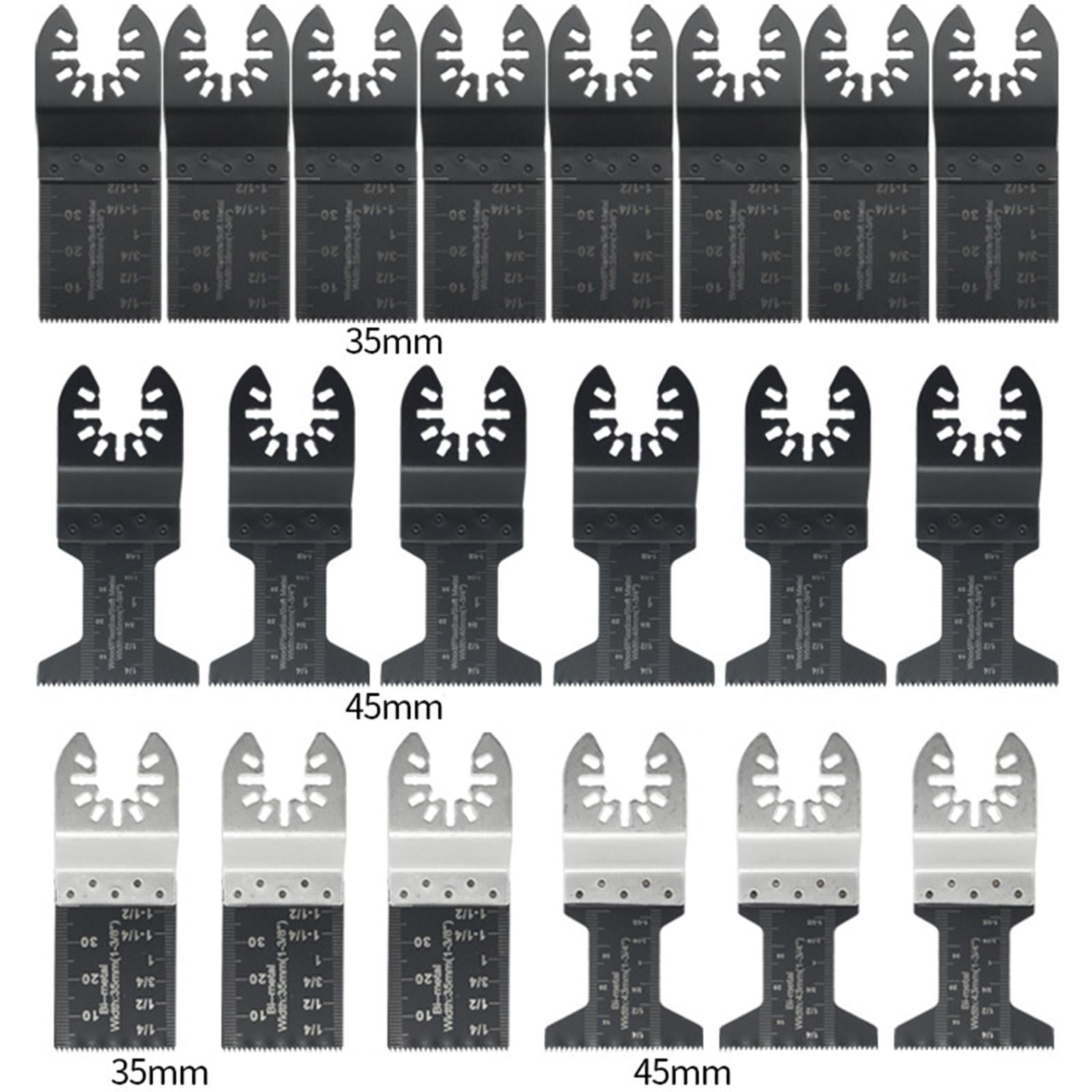 32Pcs Metal/Wood Oscillating Multitool Saw Blades Quick Release for Bosch