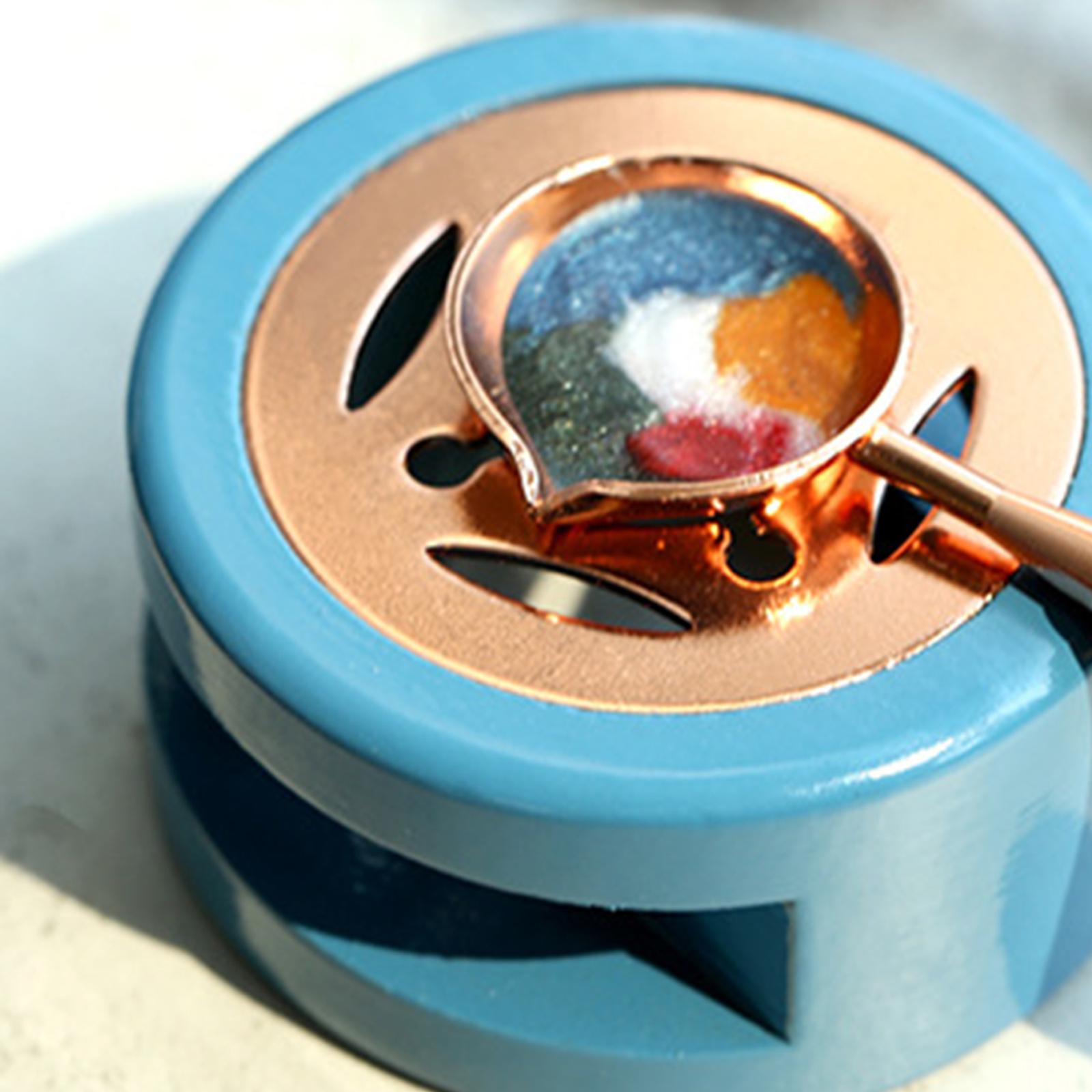 Seal Wax Melting Furnace Tool Wax Sealing Warmer for Letter Stamp Light Blue