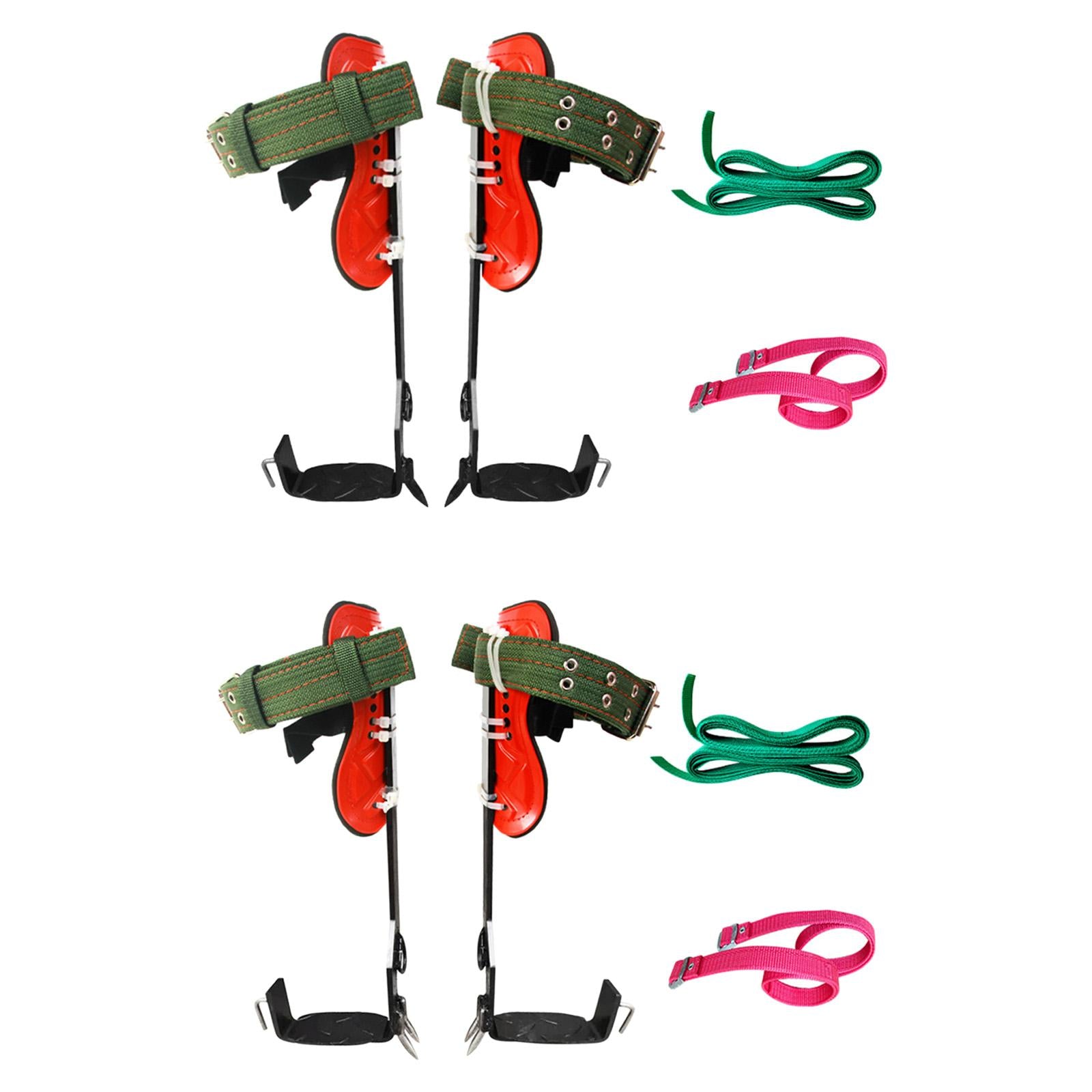 Carbon Steel Climbing Tree Spikes Set for Hunting Rock Climbing Camping 1 Gear