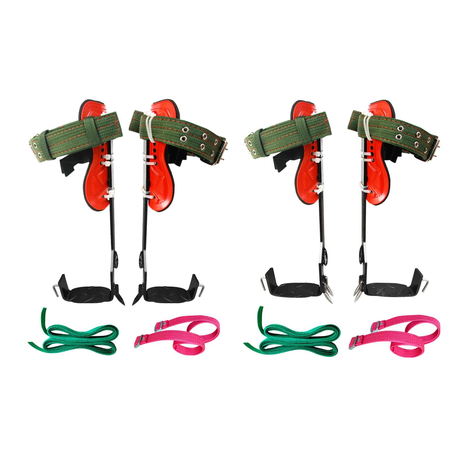 Carbon Steel Climbing Tree Spikes Set for Hunting Rock Climbing Camping 1 Gear