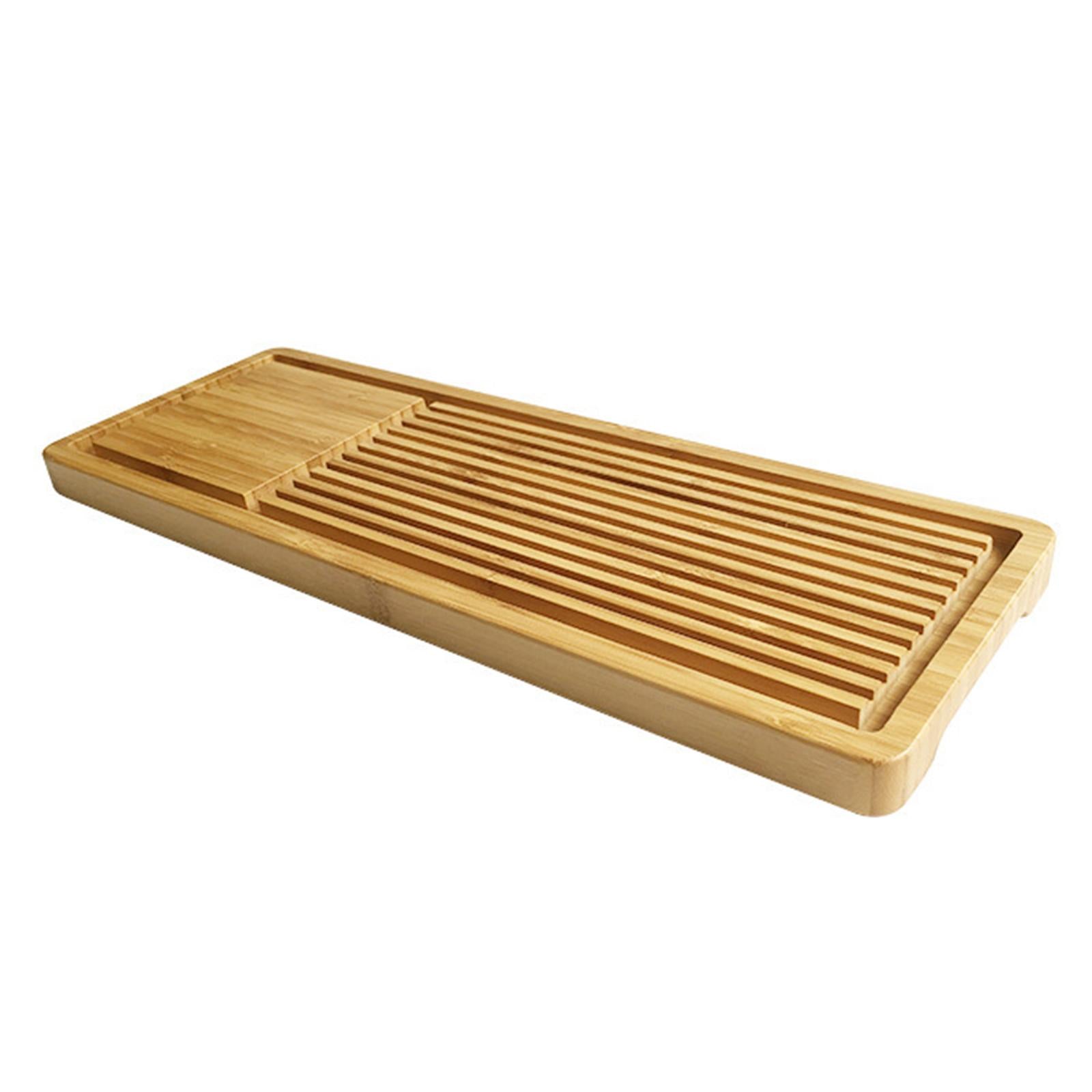 Bamboo Tea Tray Tea Table Tray Tea Ceremony Serving Tray for Household
