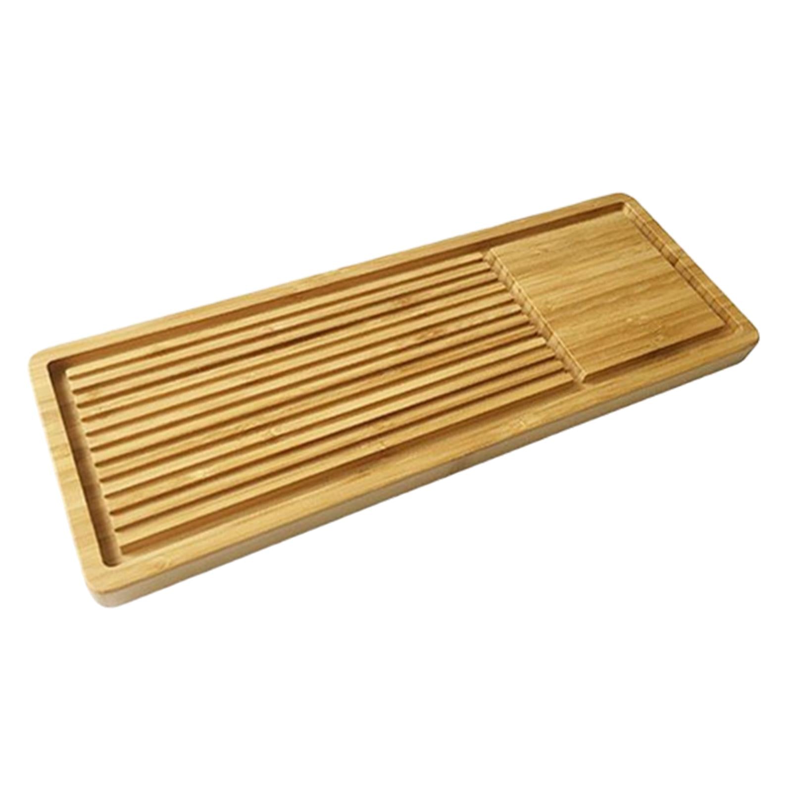 Bamboo Tea Tray Tea Table Tray Tea Ceremony Serving Tray for Household