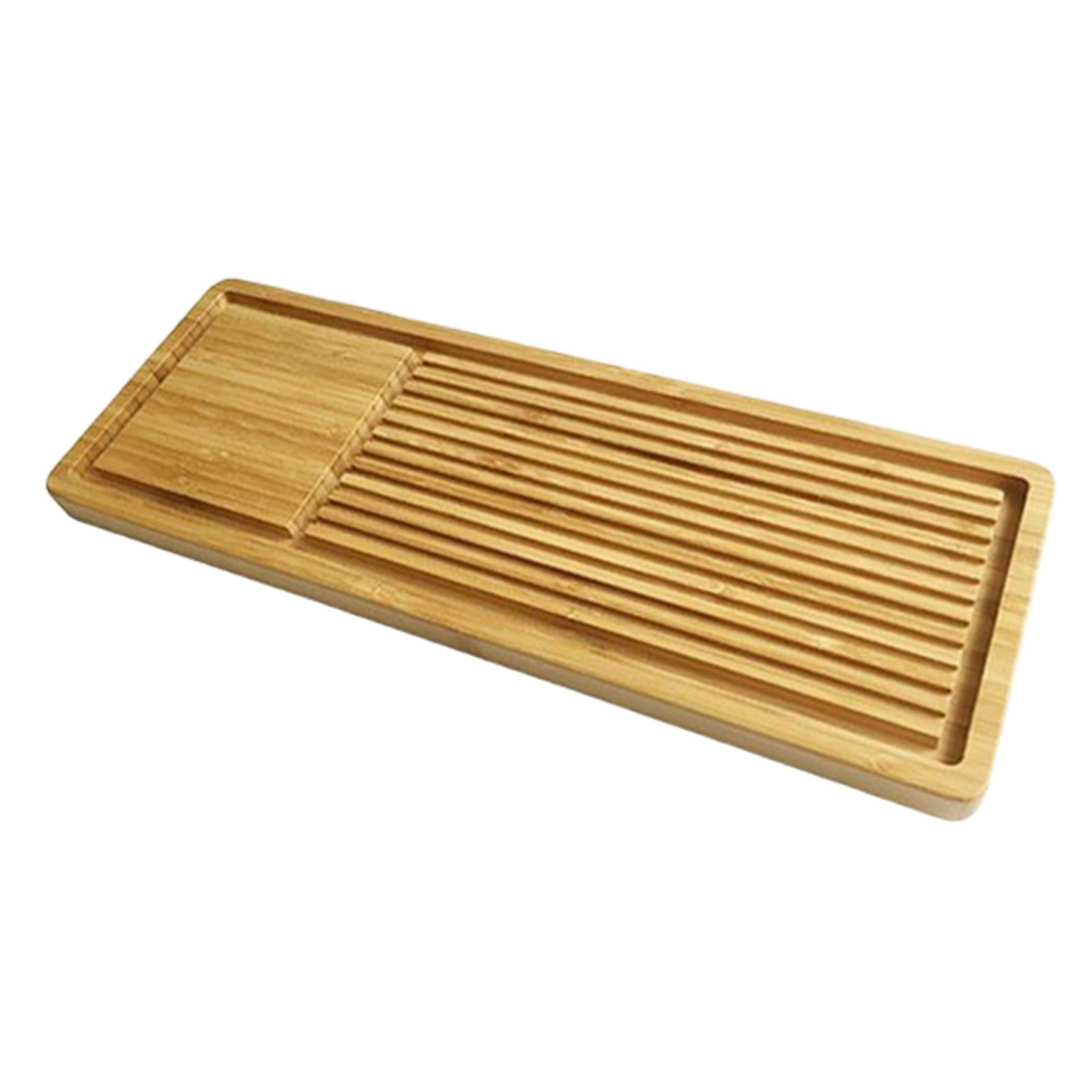 Bamboo Tea Tray Tea Table Tray Tea Ceremony Serving Tray for Household