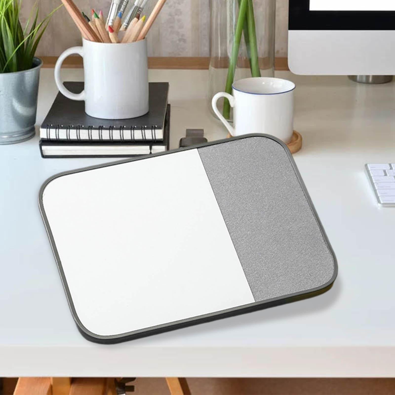 Message Cork Board Plan Organizer Whiteboard Weekly Plan for Home School Grey