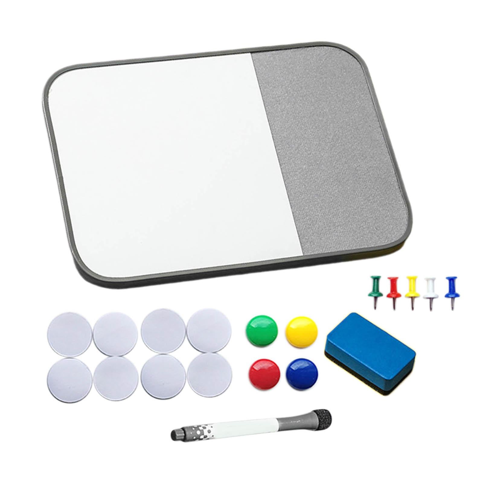 Message Cork Board Plan Organizer Whiteboard Weekly Plan for Home School Grey