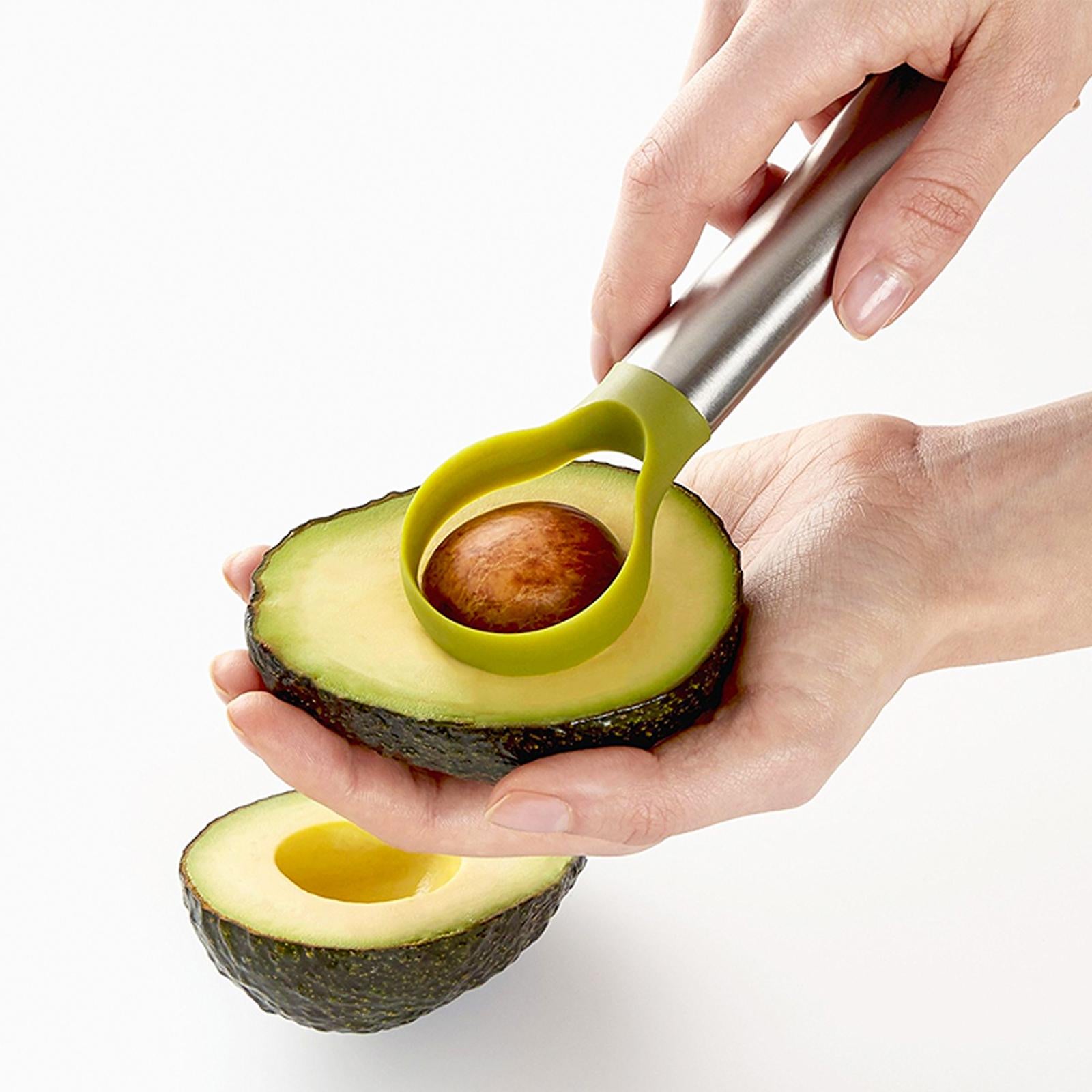 Avocado Slicer Peel Remover Corer with Grip Handle Dishwasher Safe