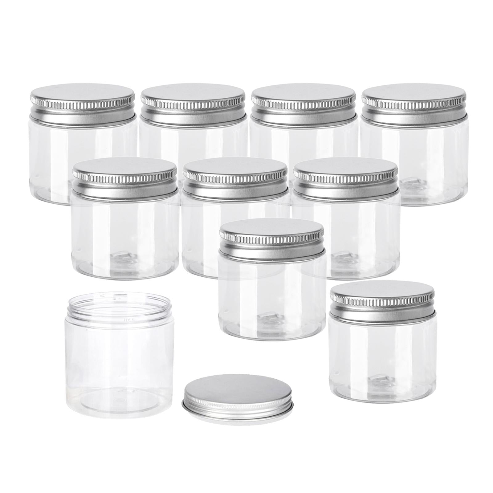 10/Set Cosmetic Containers Empty Jars Plastic Storage Jar Makeup Container