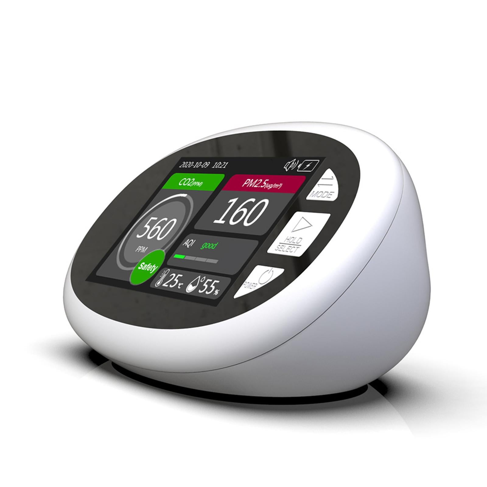 CO2 Meter Detector CO2 Detector Tester for Bathroom Kitchen Greenhouse