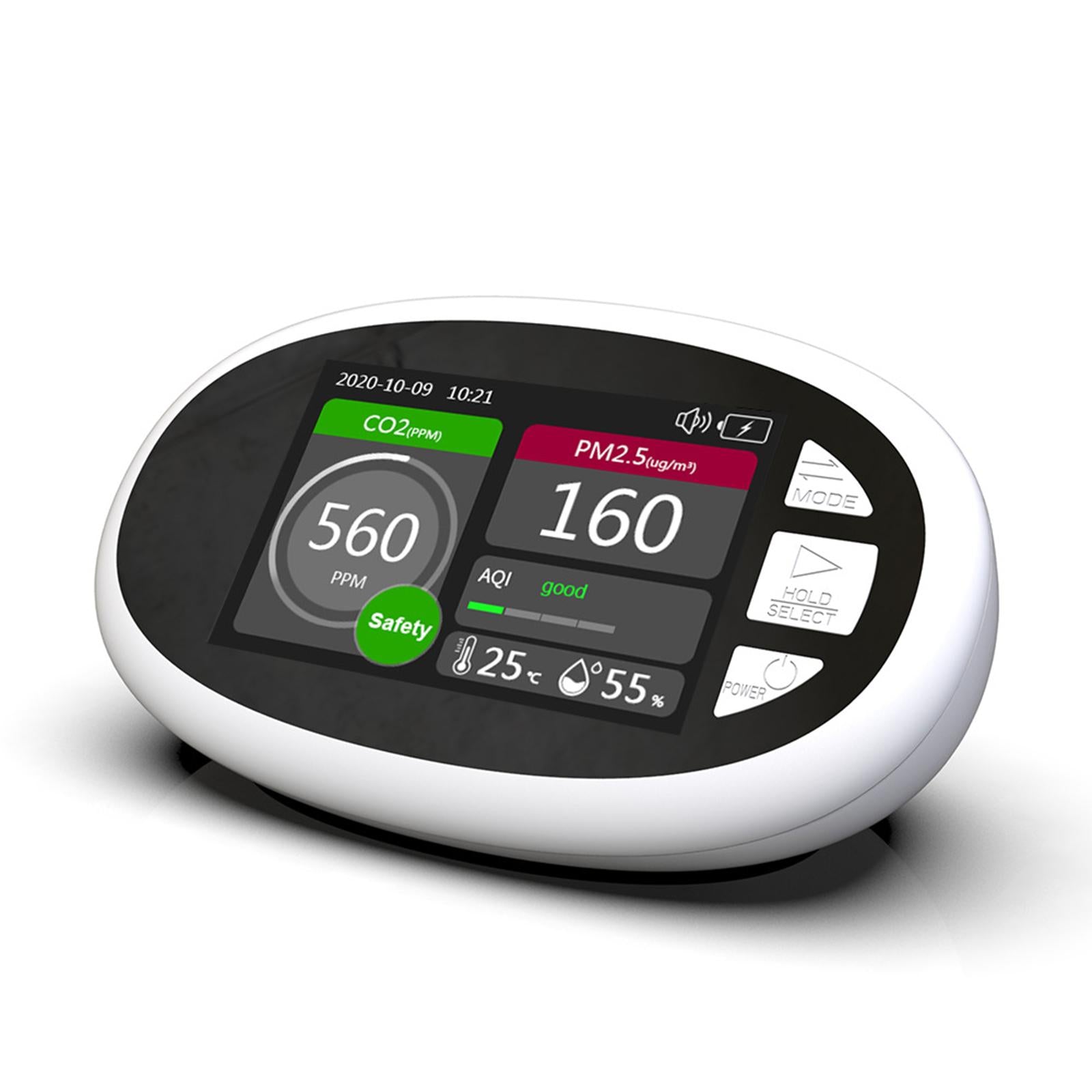 CO2 Meter Detector CO2 Detector Tester for Bathroom Kitchen Greenhouse
