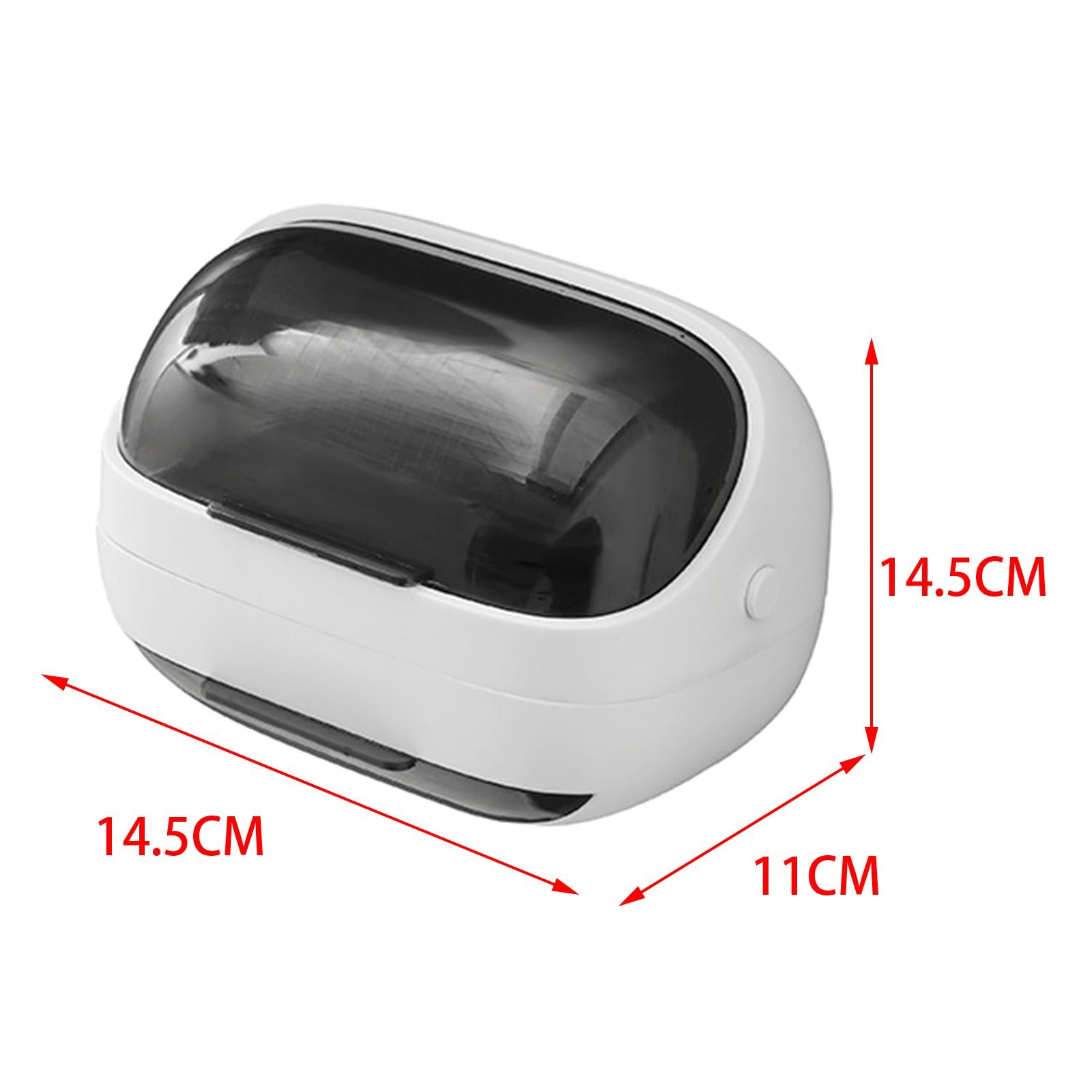 Wall-Mounted Soap Dish Container Plastic Soap Case for Toilet Kitchen Shower