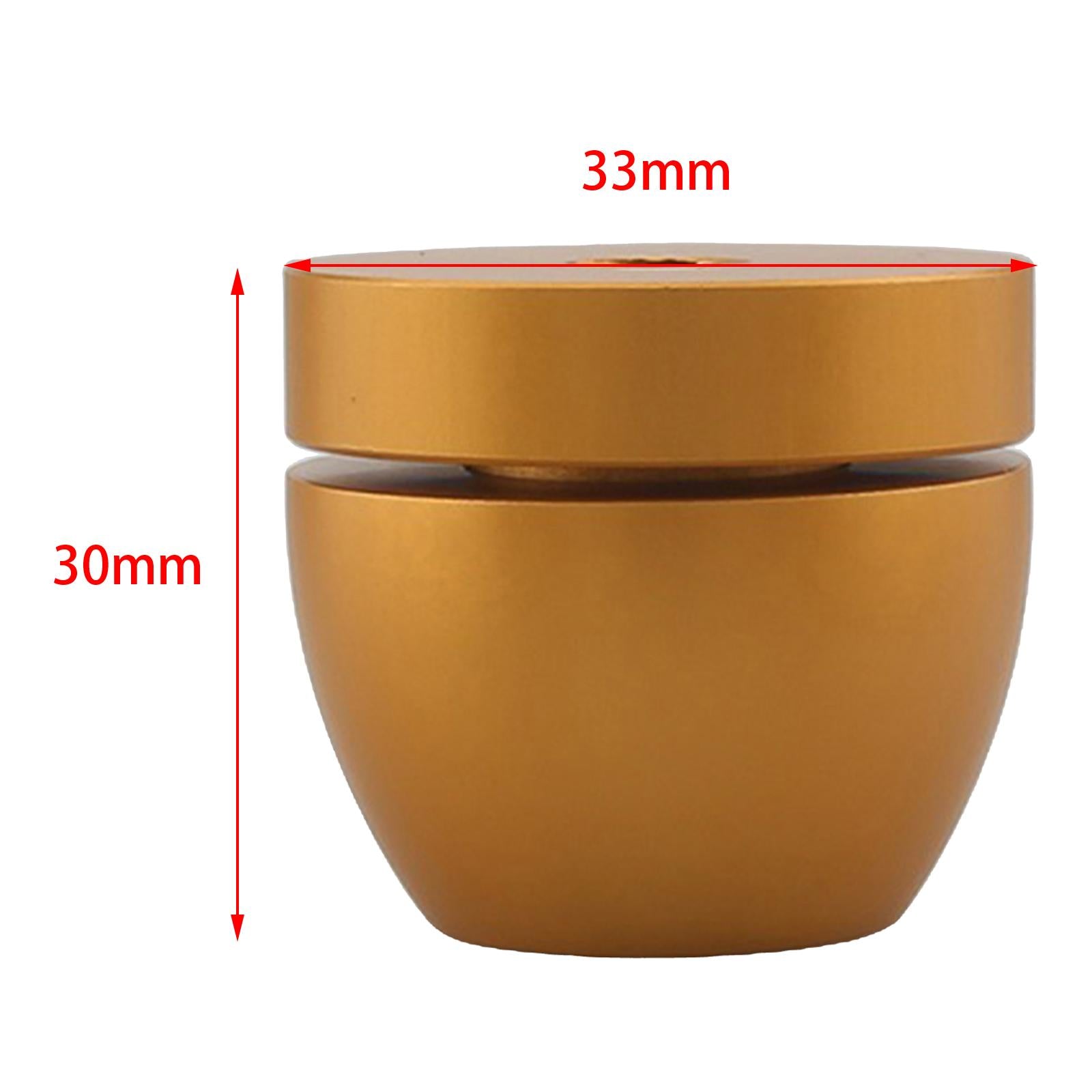 Speakers Feet Pads Mats Traceless Aluminum Alloy for Turntables Preamp Gold