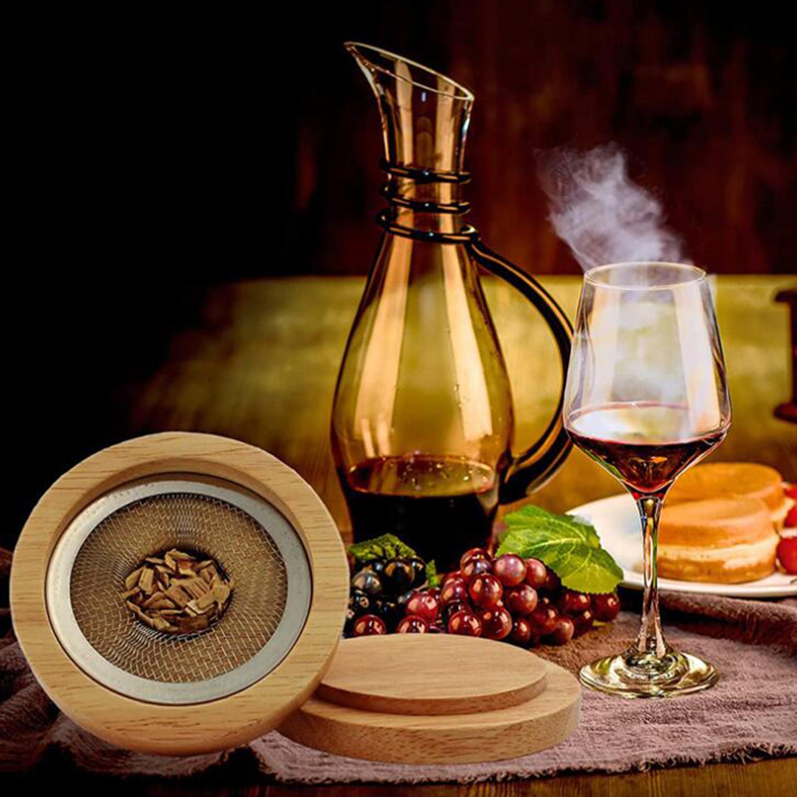 Cocktail Smoker Kit Creative Wooden Cold for Mixology Cheese Home Kitchen