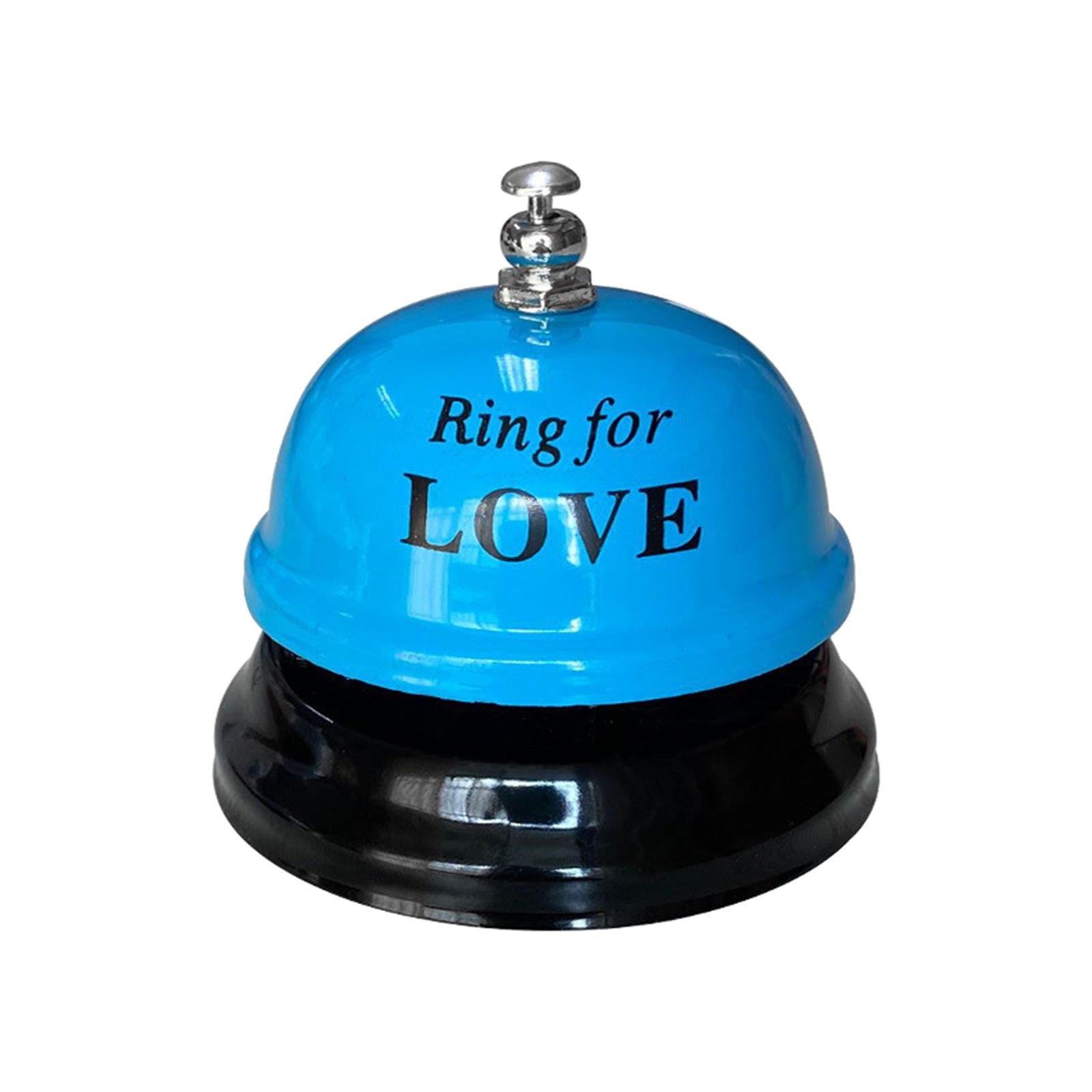 Reception Desk Service Bell Restaurant Call Bell Service for Kitchen School Blue Love