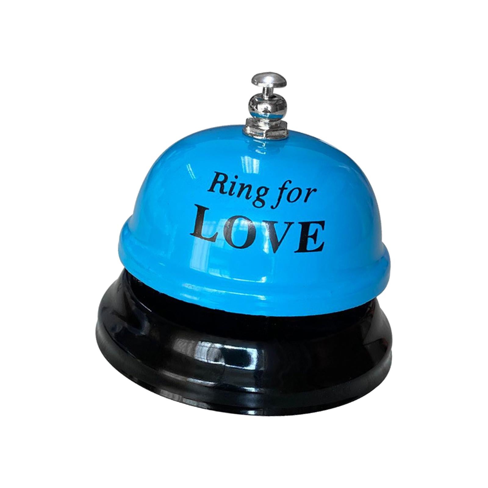 Reception Desk Service Bell Restaurant Call Bell Service for Kitchen School Blue Love