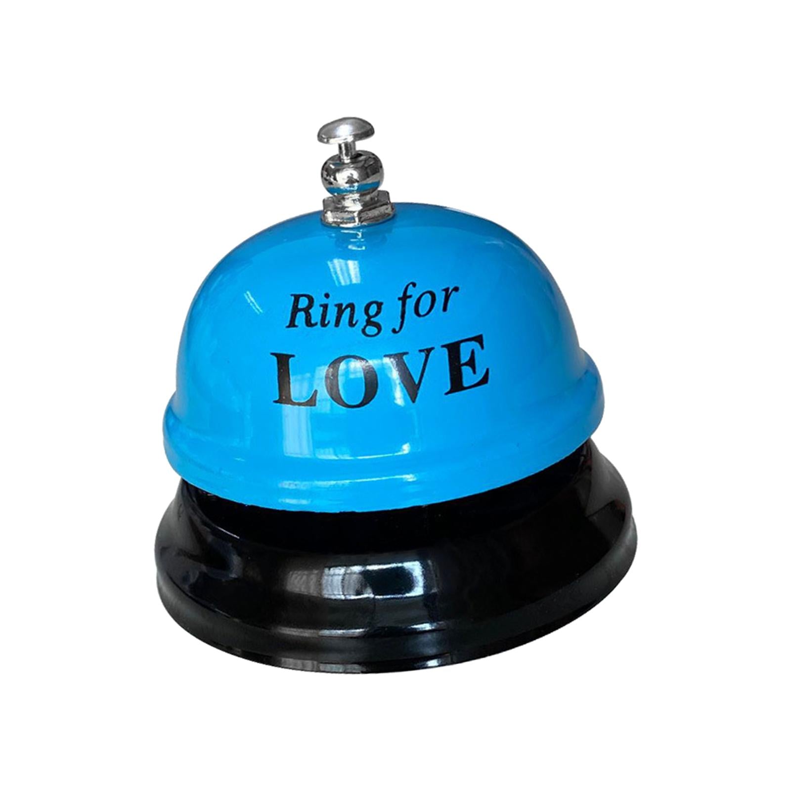 Reception Desk Service Bell Restaurant Call Bell Service for Kitchen School Blue Love