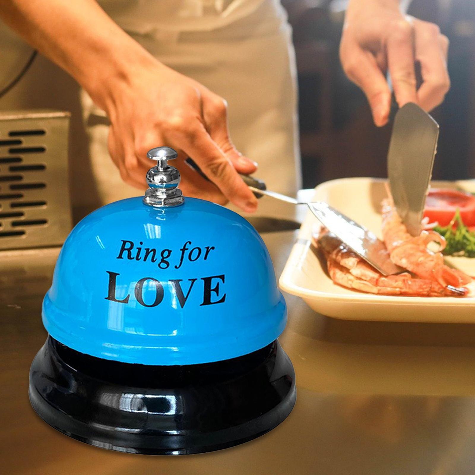 Reception Desk Service Bell Restaurant Call Bell Service for Kitchen School Blue Love