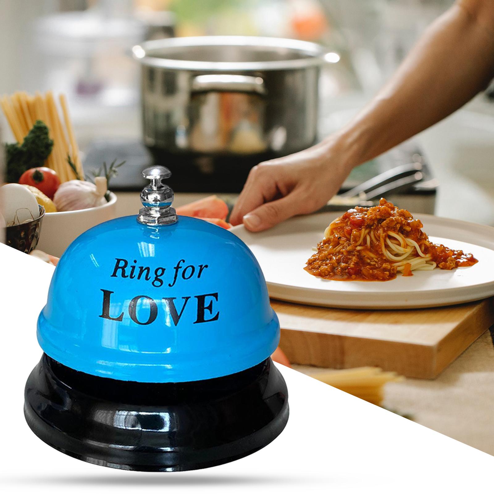 Reception Desk Service Bell Restaurant Call Bell Service for Kitchen School Blue Love