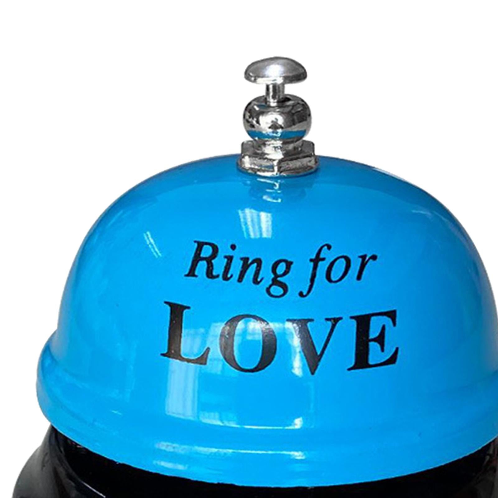 Reception Desk Service Bell Restaurant Call Bell Service for Kitchen School Blue Love