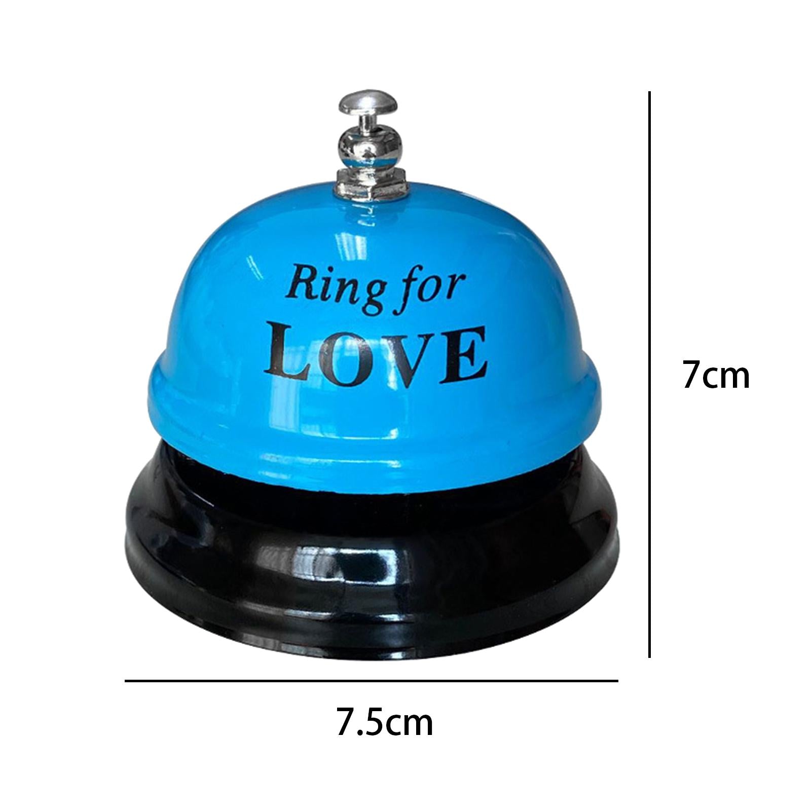 Reception Desk Service Bell Restaurant Call Bell Service for Kitchen School Blue Love