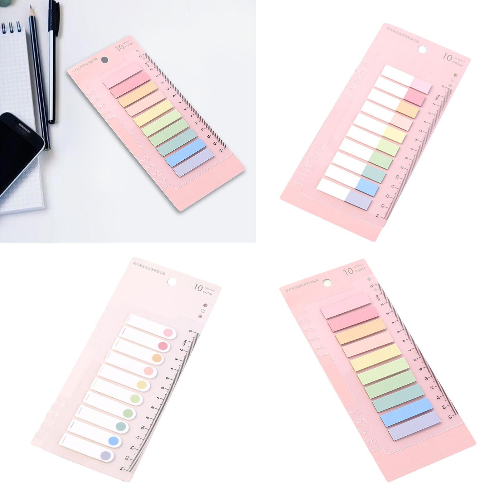 Writable Sticky Notes Index Tabs Macaron Labels Morandi for Filing Cabinets full color