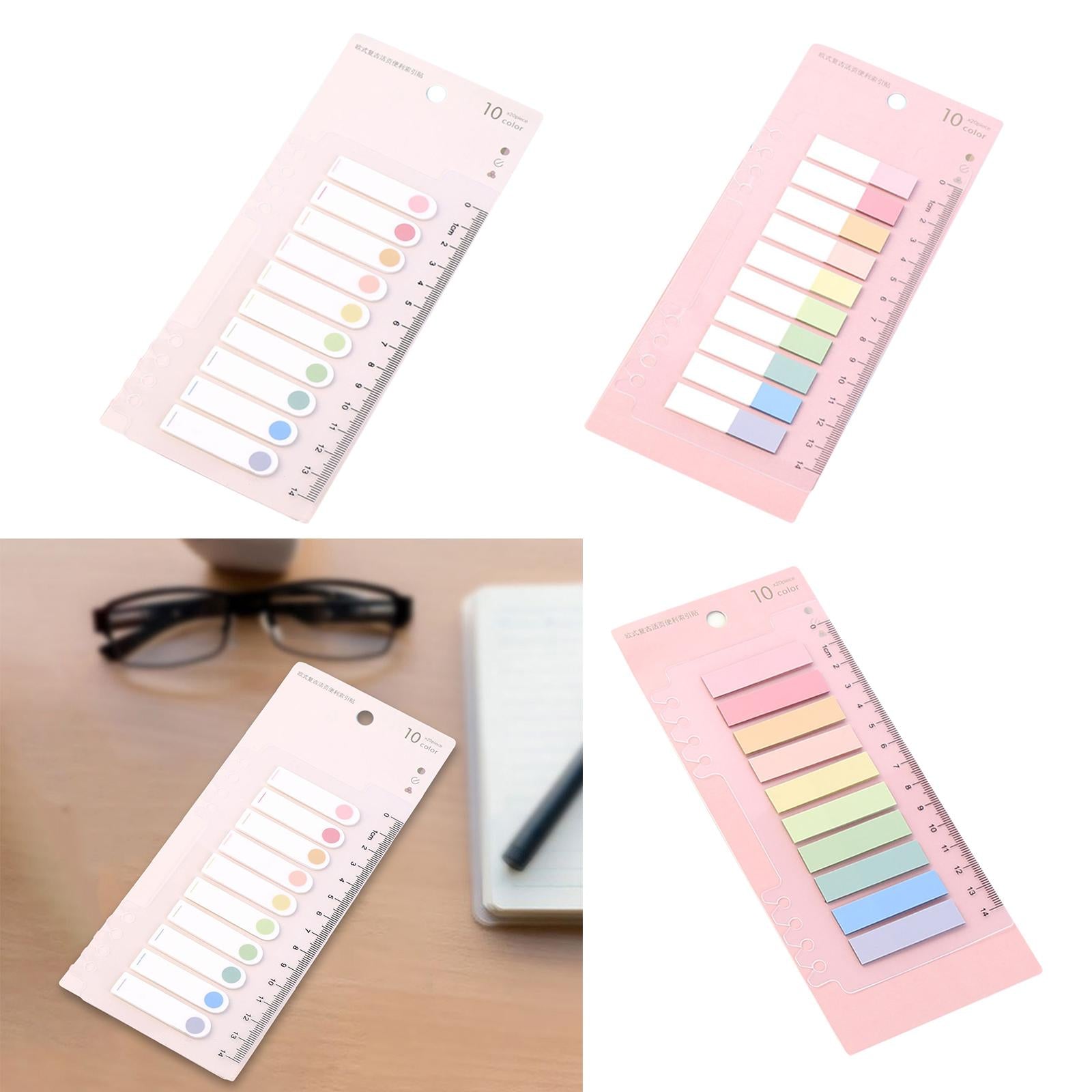 Writable Sticky Notes Index Tabs Macaron Labels Morandi for Filing Cabinets full color