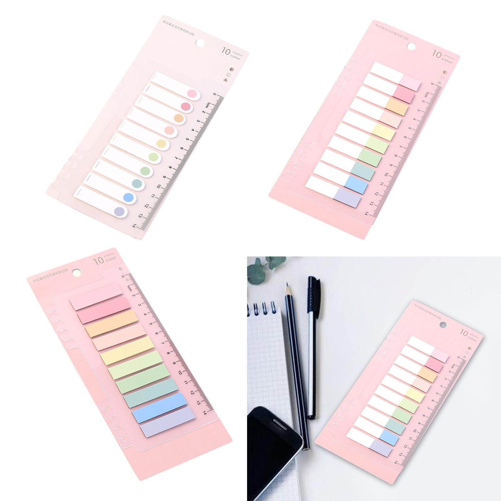 Writable Sticky Notes Index Tabs Macaron Labels Morandi for Filing Cabinets full color